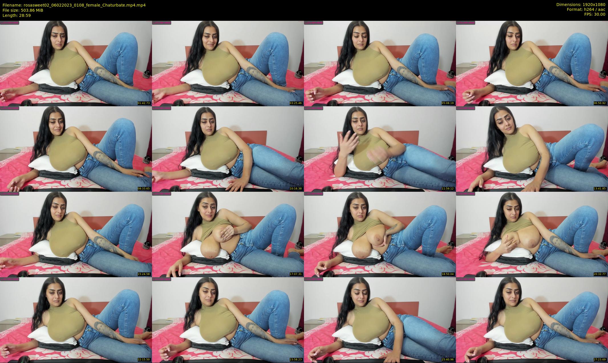 rosasweet02 — 29 minute Chaturbate female cam show recording, 1080p, Feb 6, 2023