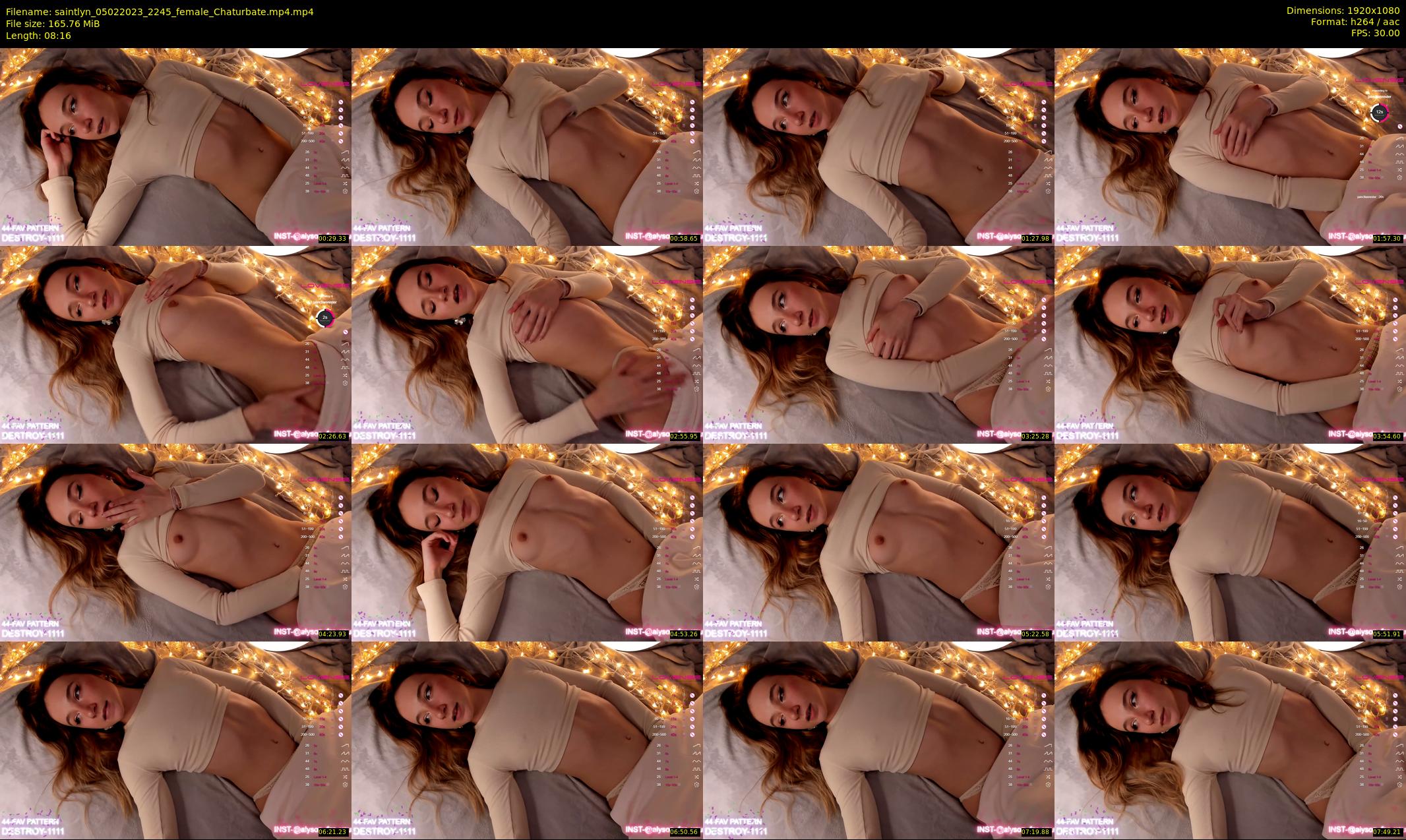 saintlyn — 9 minute Chaturbate female cam show recording, 1080p, Feb 5, 2023