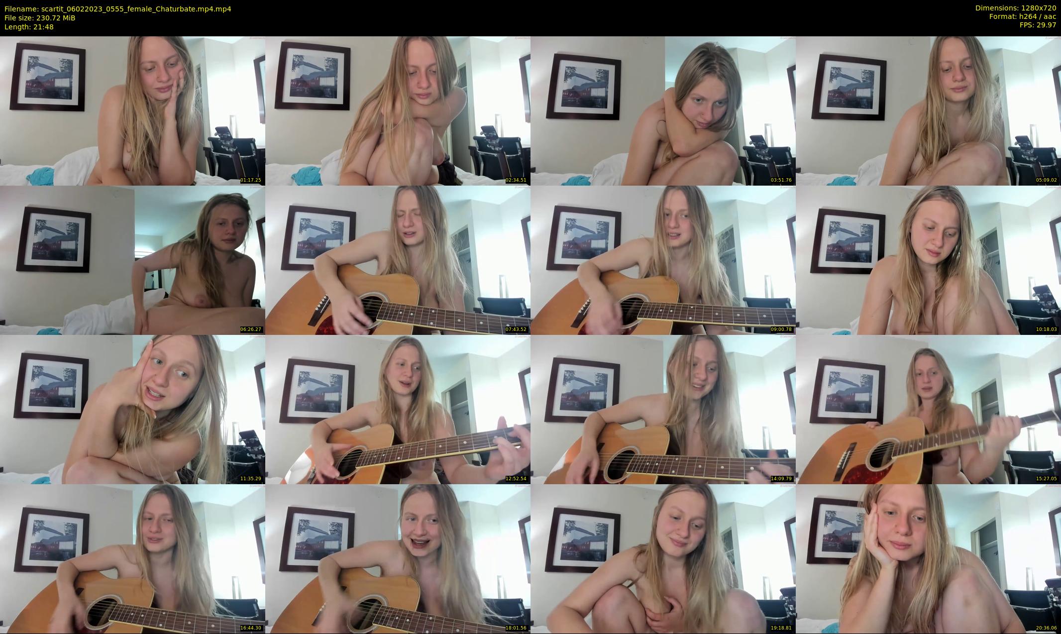 scartit — 22 minute Chaturbate female cam show recording, 720p, Feb 6, 2023