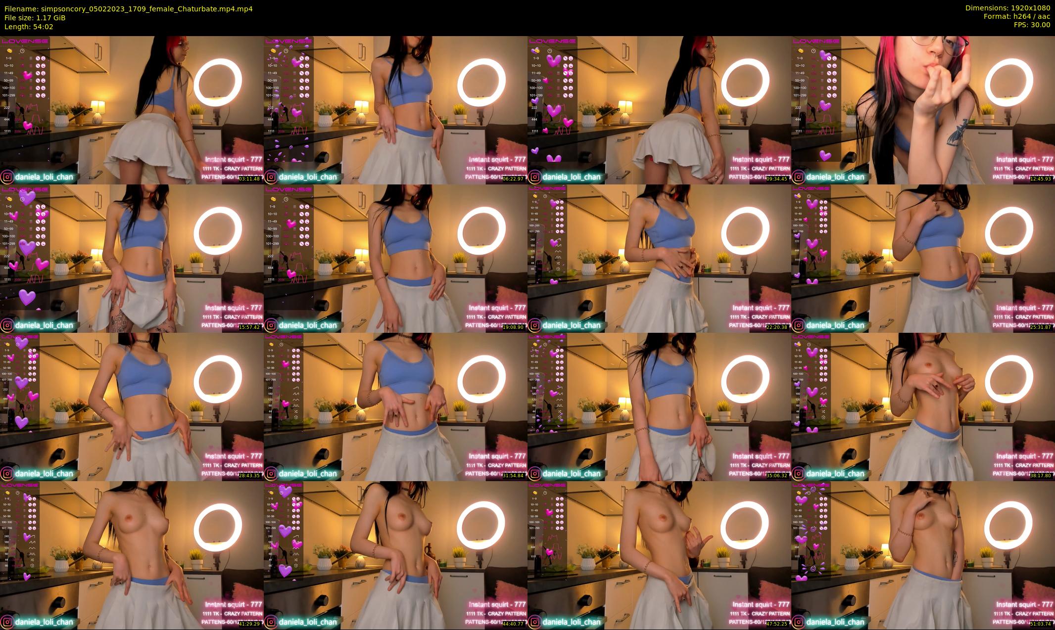 simpsoncory — 55 minute Chaturbate female cam show recording, 1080p, Feb 5, 2023