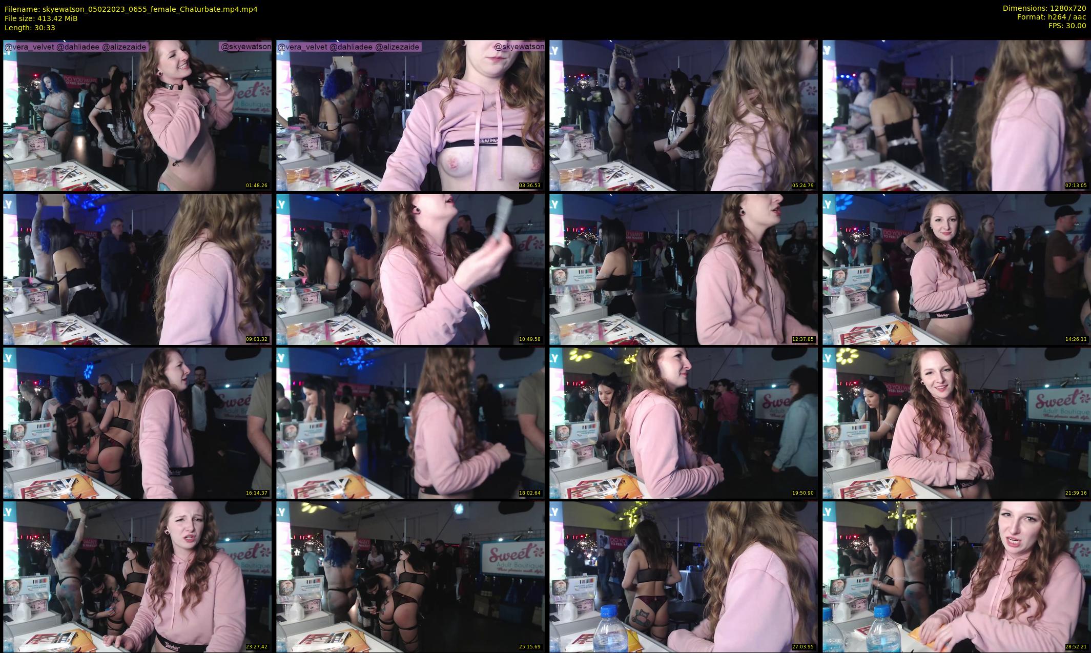 skyewatson — 31 minute Chaturbate female cam show recording, 720p, Feb 5, 2023