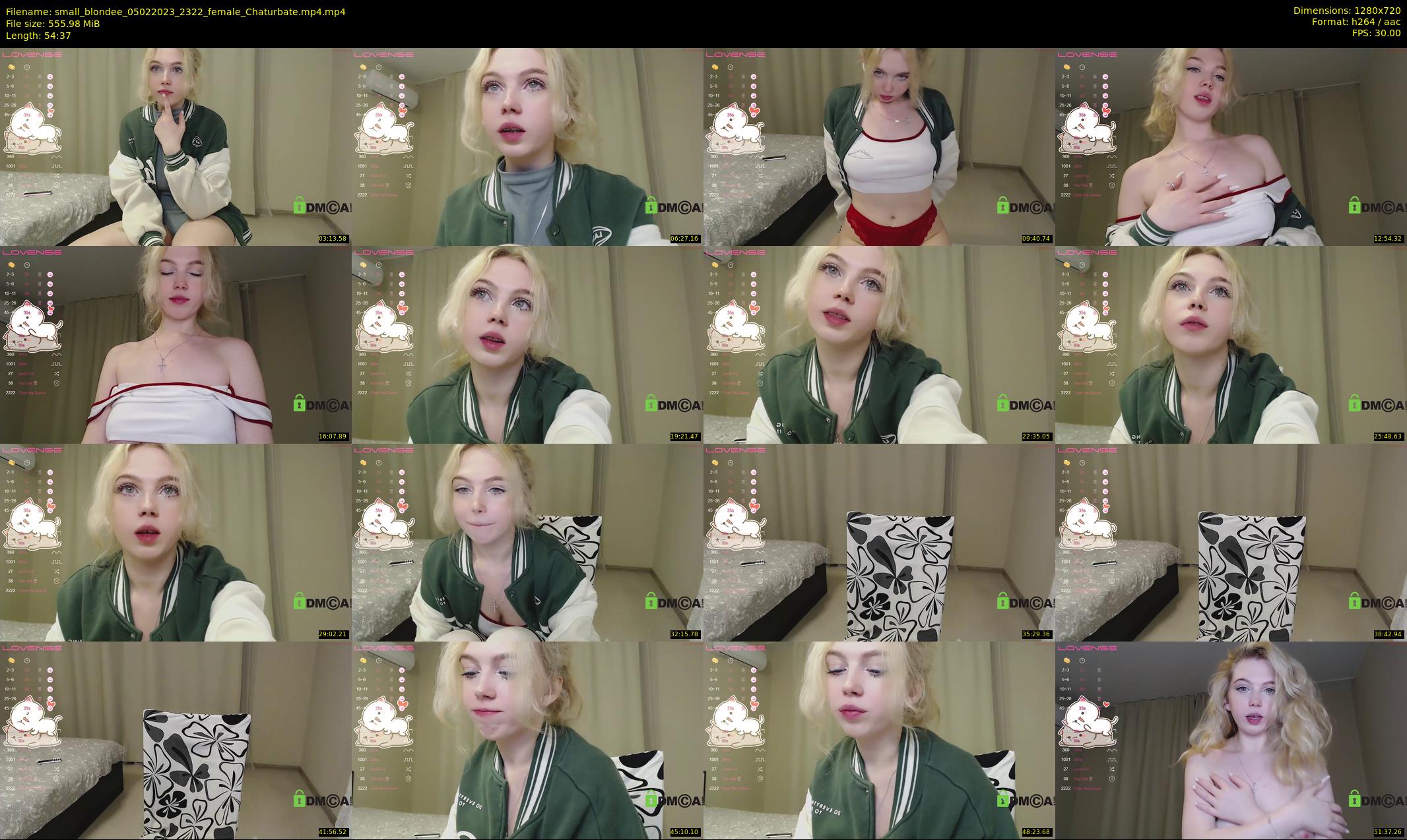 small_blondee — 55 minute Chaturbate female cam show recording, 720p, Feb 5, 2023