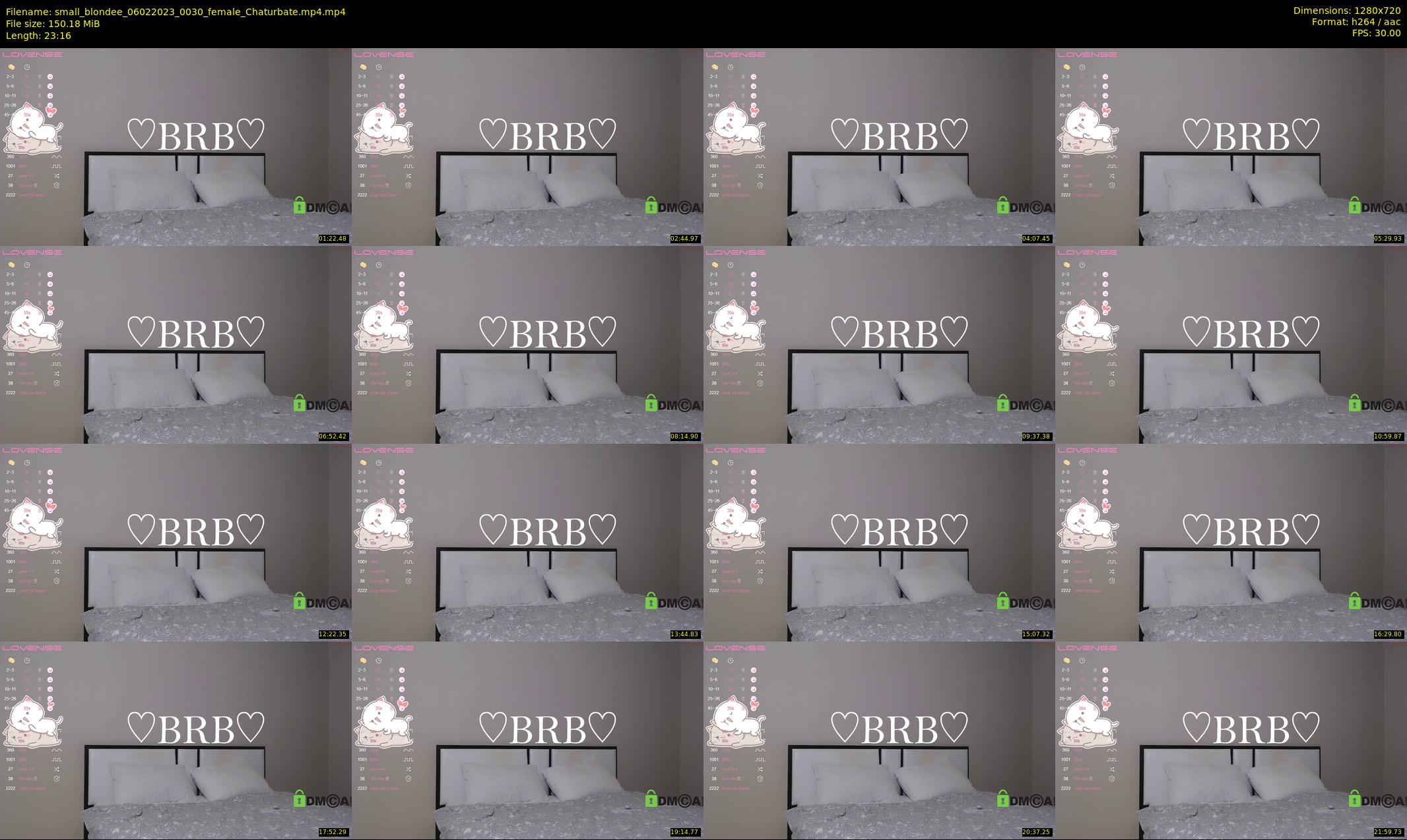 small_blondee — 24 minute Chaturbate female cam show recording, 720p, Feb 6, 2023