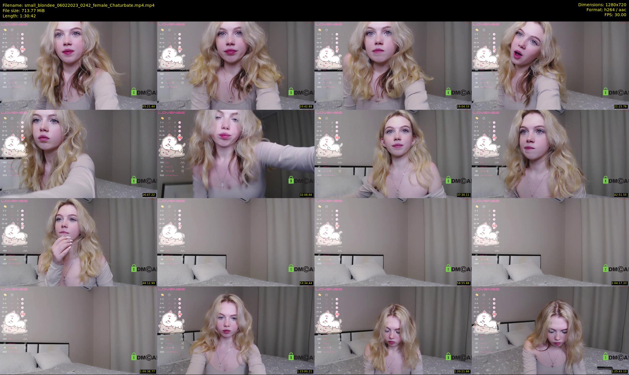 small_blondee — 91 minute Chaturbate female cam show recording, 720p, Feb 6, 2023