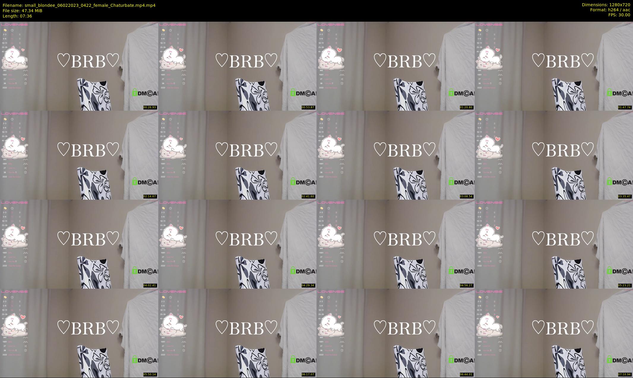 small_blondee — 8 minute Chaturbate female cam show recording, 720p, Feb 6, 2023