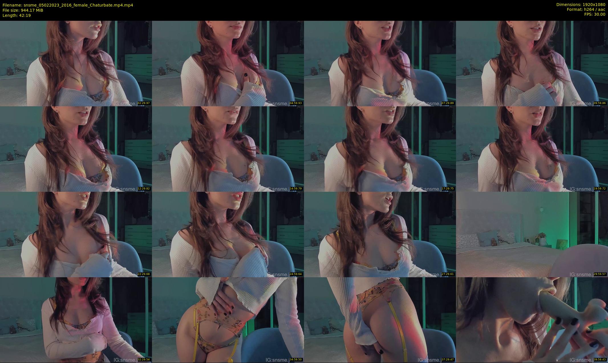snsme — 43 minute Chaturbate female cam show recording, 1080p, Feb 5, 2023