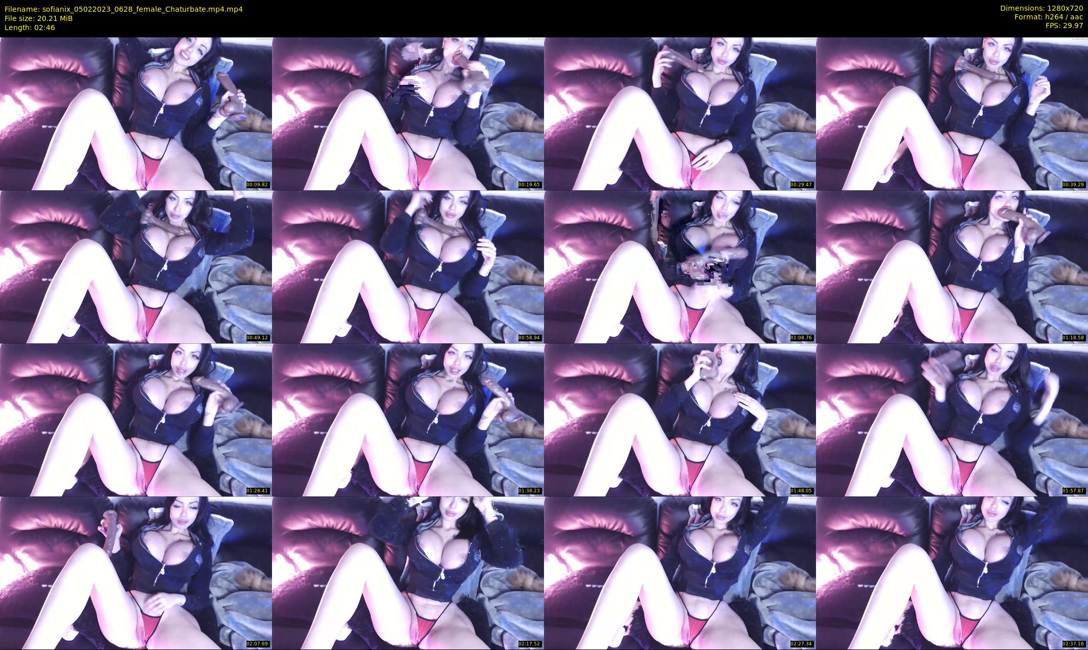 sofianix — 3 minute Chaturbate female cam show recording, 720p, Feb 5, 2023