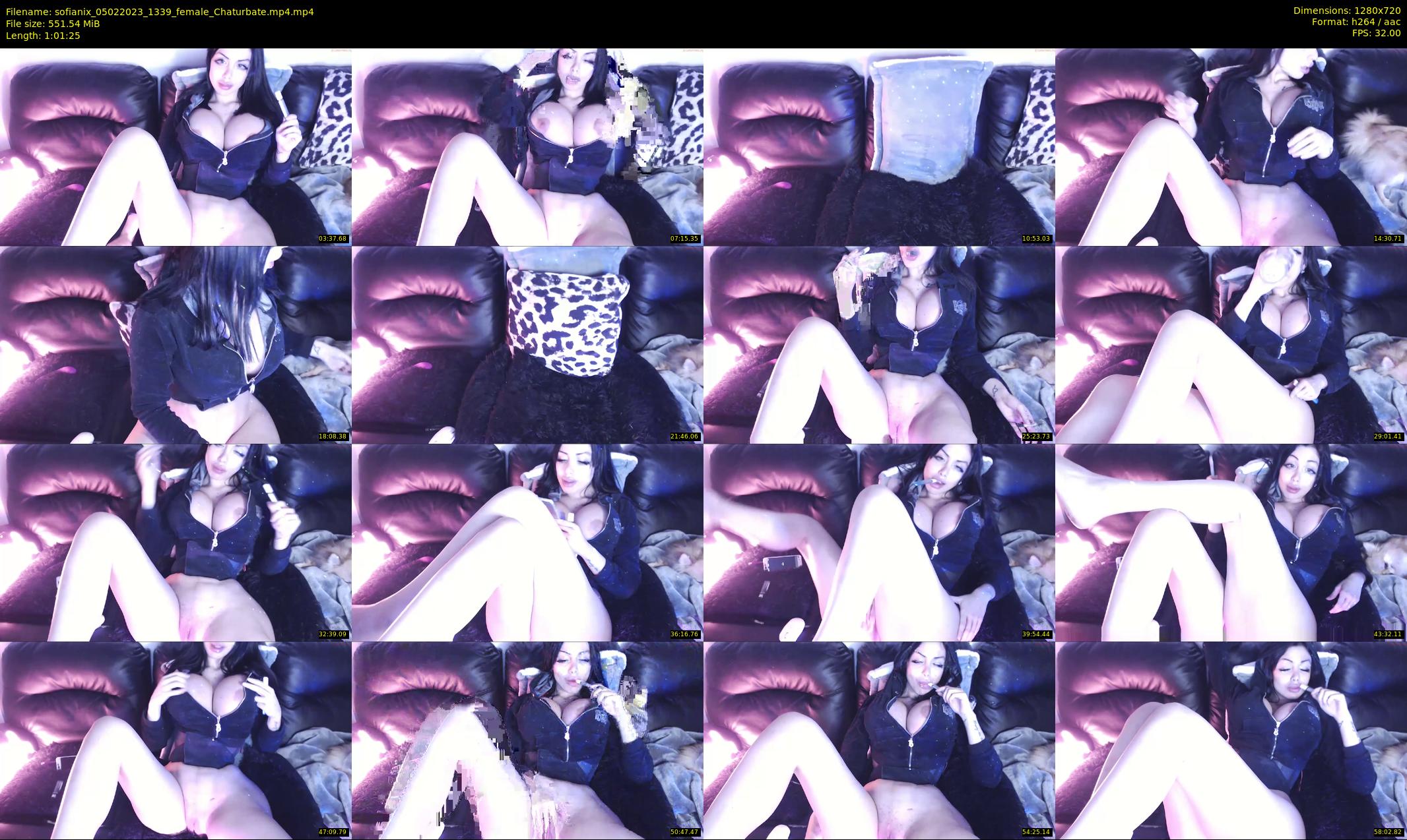 sofianix — 62 minute Chaturbate female cam show recording, 720p, Feb 5, 2023
