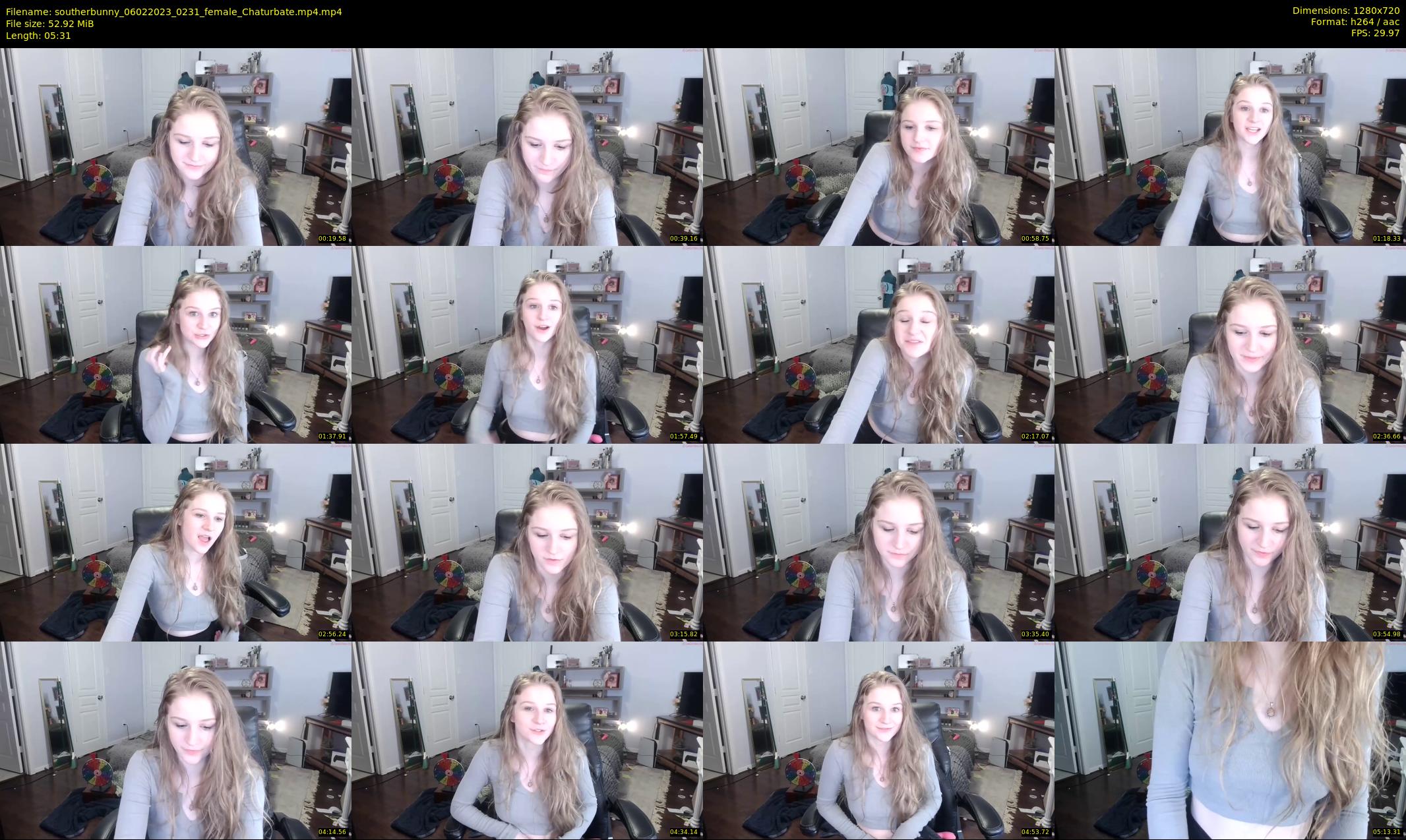 southerbunny — 6 minute Chaturbate female cam show recording, 720p, Feb 6, 2023