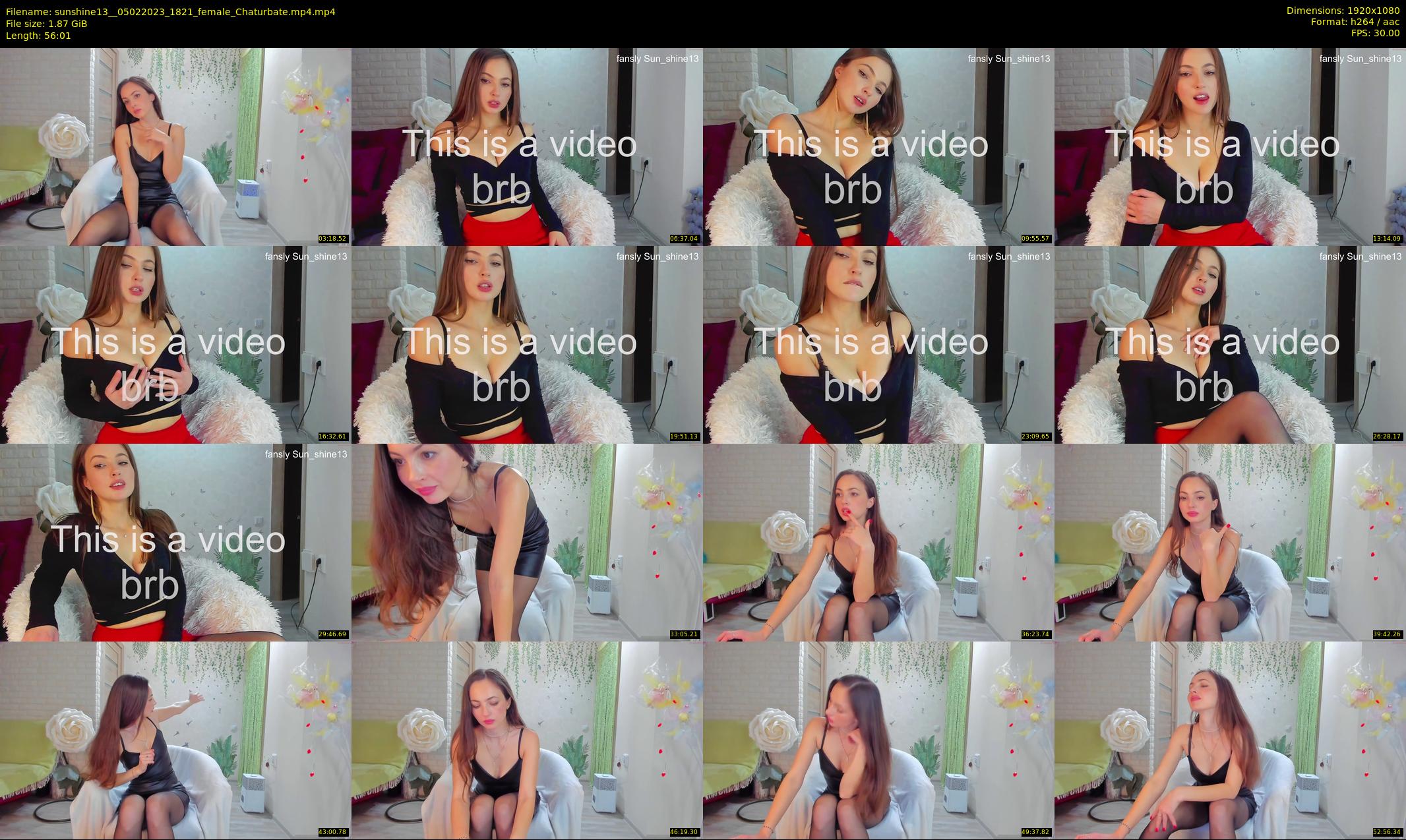 sunshine13_ — 57 minute Chaturbate female cam show recording, 1080p, Feb 5, 2023