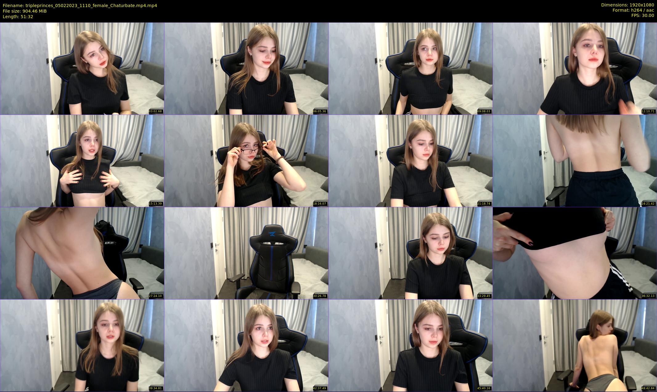 tripleprinces — 52 minute Chaturbate female cam show recording, 1080p, Feb 5, 2023