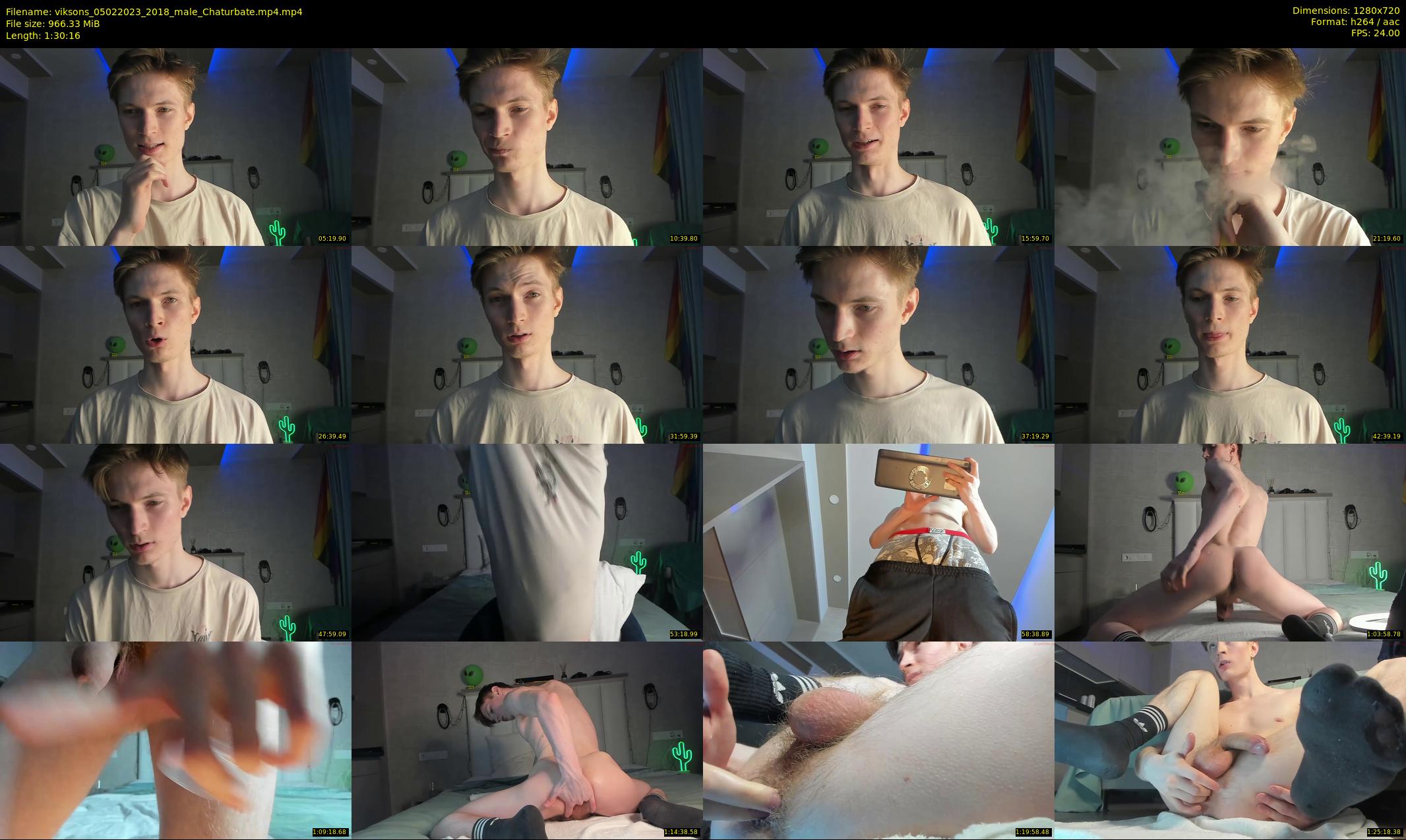 viksons — 91 minute Chaturbate male cam show recording, 720p, Feb 5, 2023