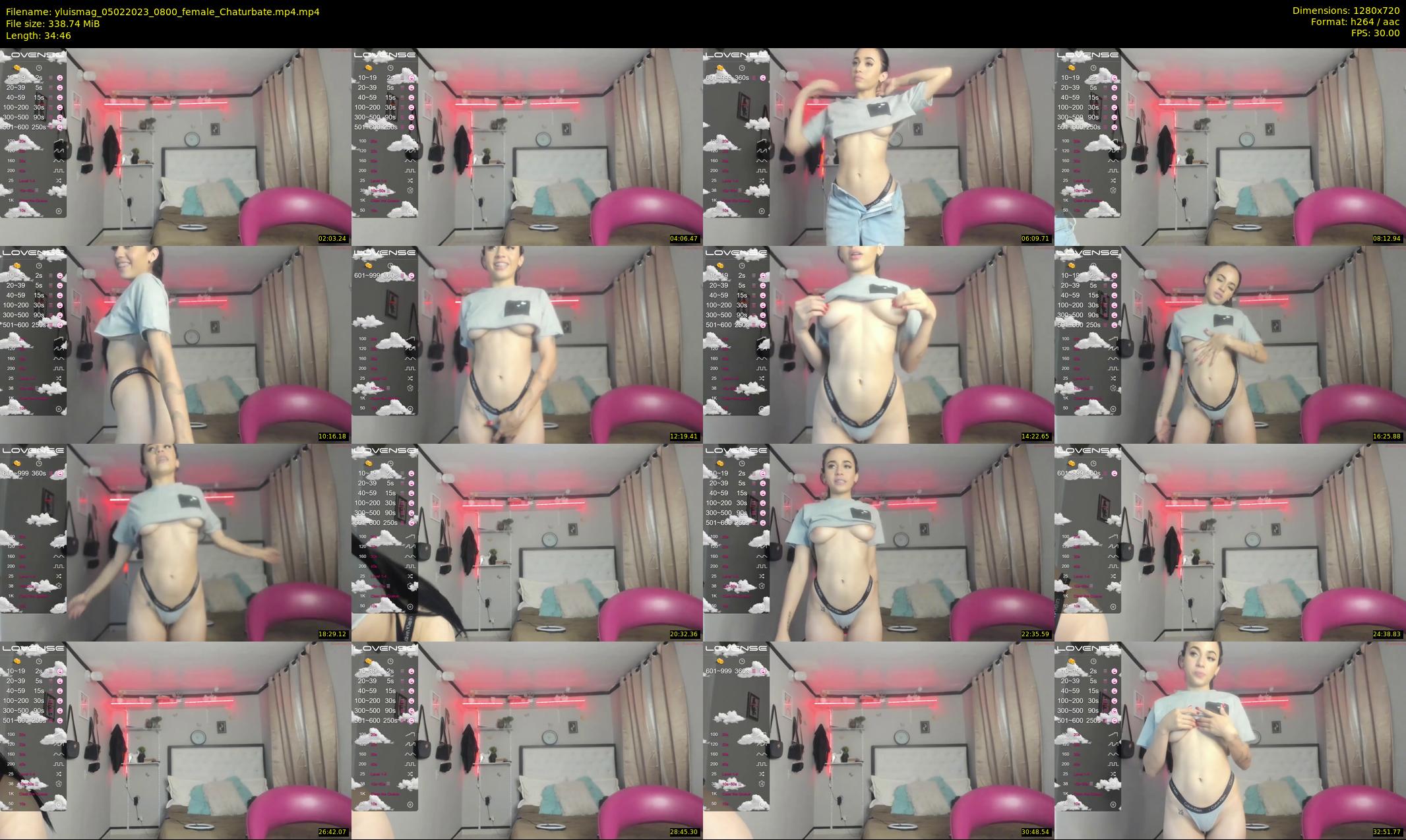 yluismag — 35 minute Chaturbate female cam show recording, 720p, Feb 5, 2023