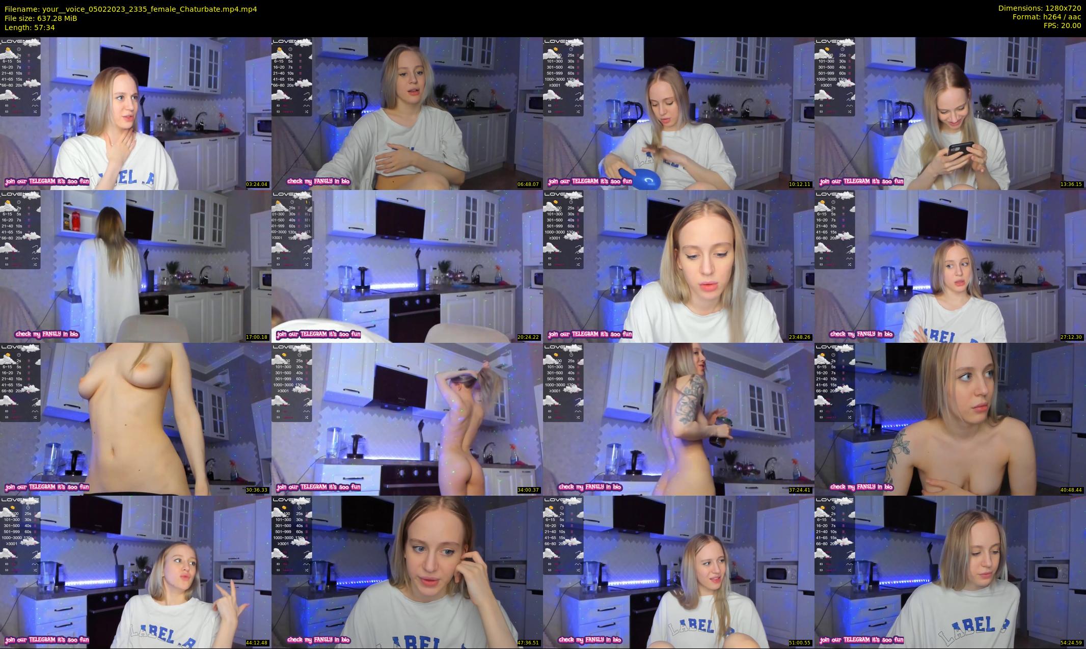 your__voice — 58 minute Chaturbate female cam show recording, 720p, Feb 5, 2023