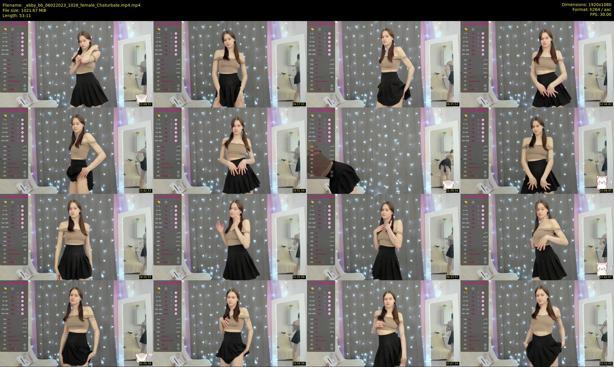 _abby_bb — 54 minute Chaturbate female cam show recording, 1080p, Feb 6, 2023
