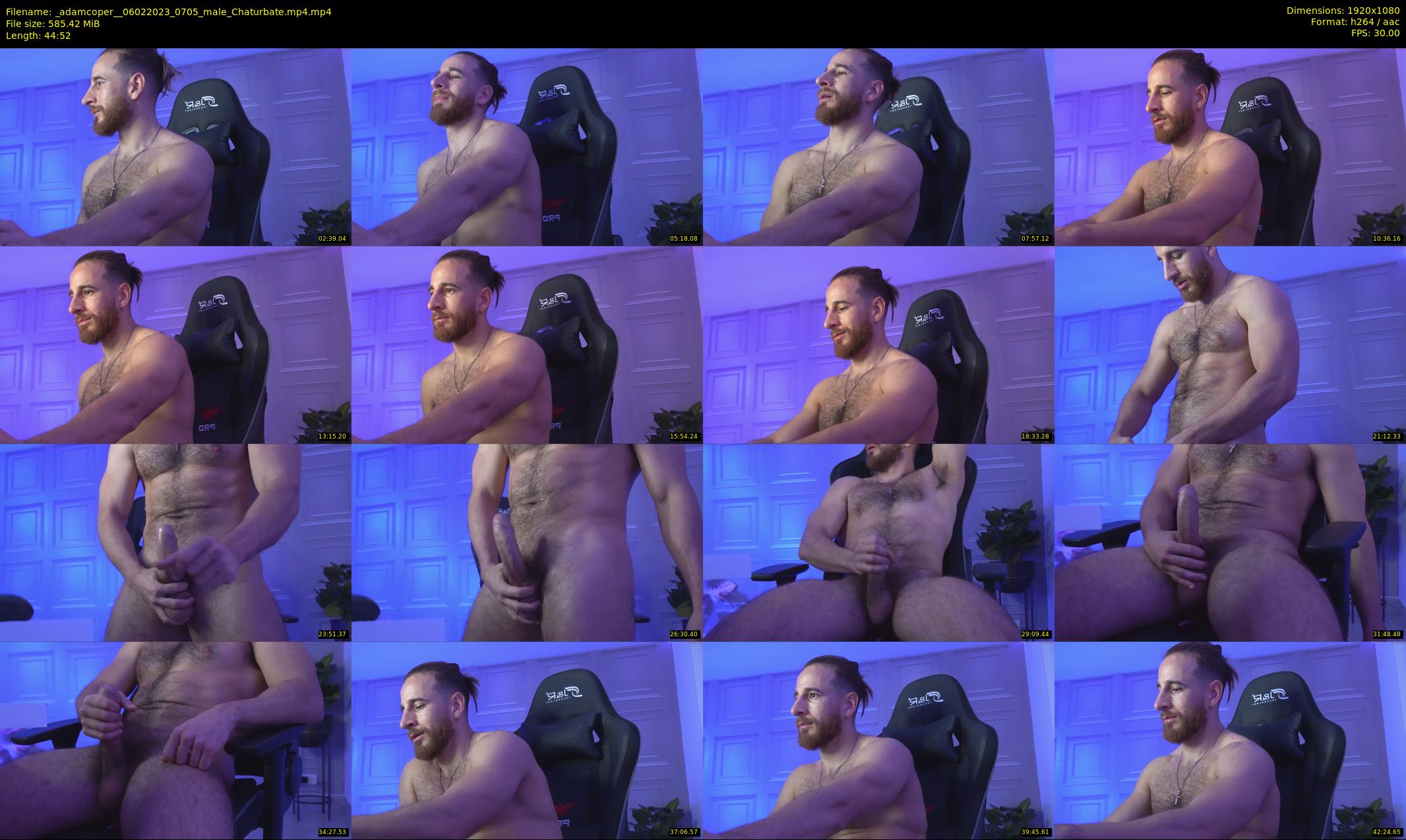 _adamcoper_ — 45 minute Chaturbate male cam show recording, 1080p, Feb 6, 2023