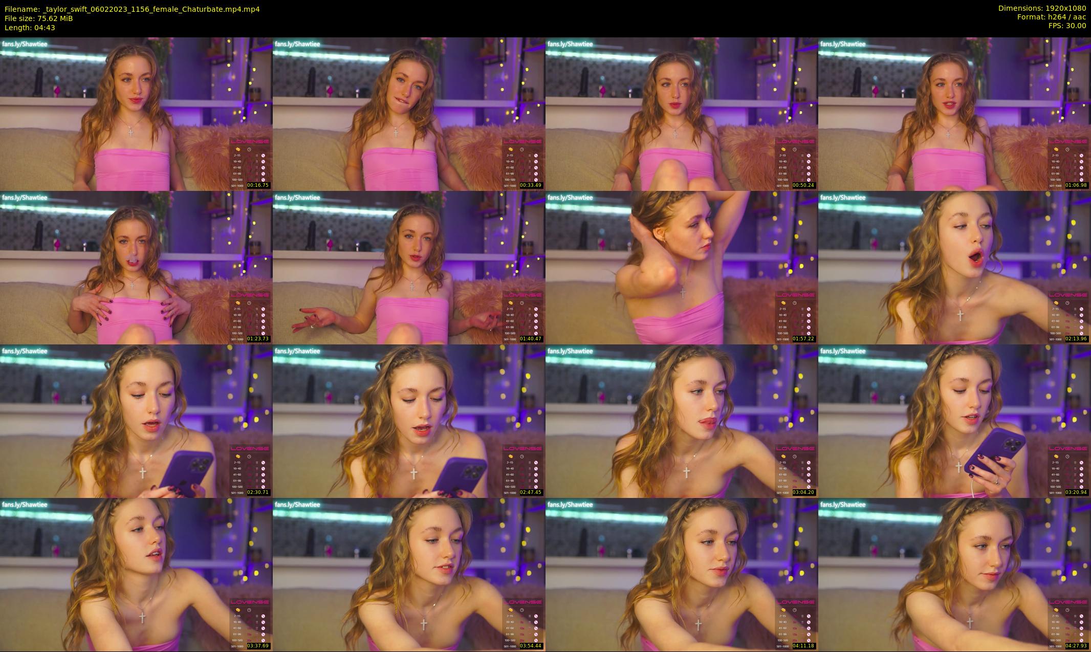 _taylor_swift — 5 minute Chaturbate female cam show recording, 1080p, Feb 6, 2023