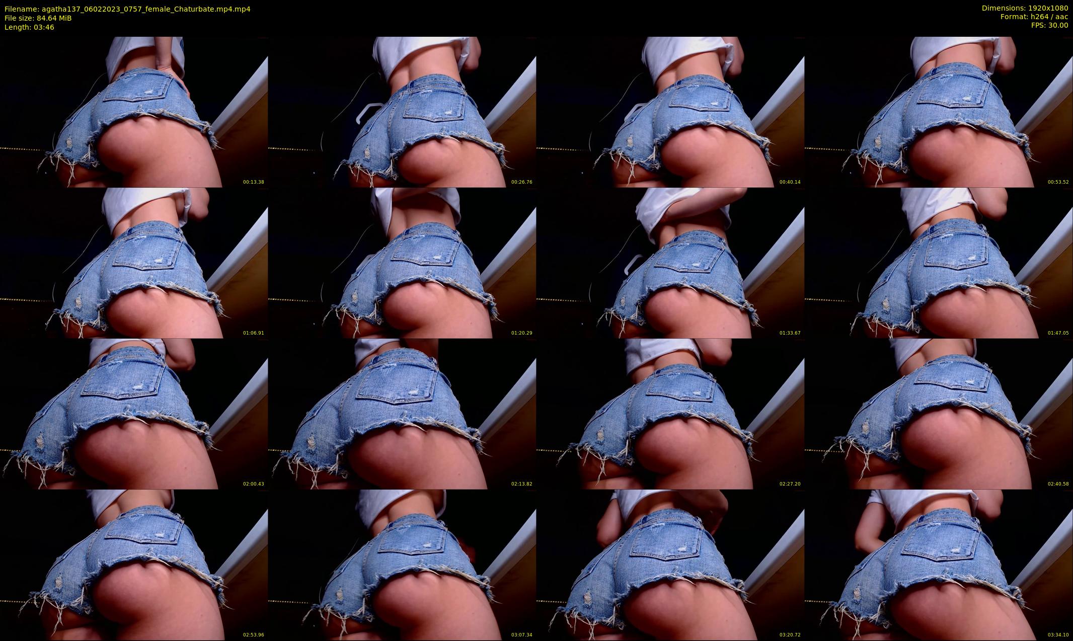 agatha137 — 4 minute Chaturbate female cam show recording, 1080p, Feb 6, 2023