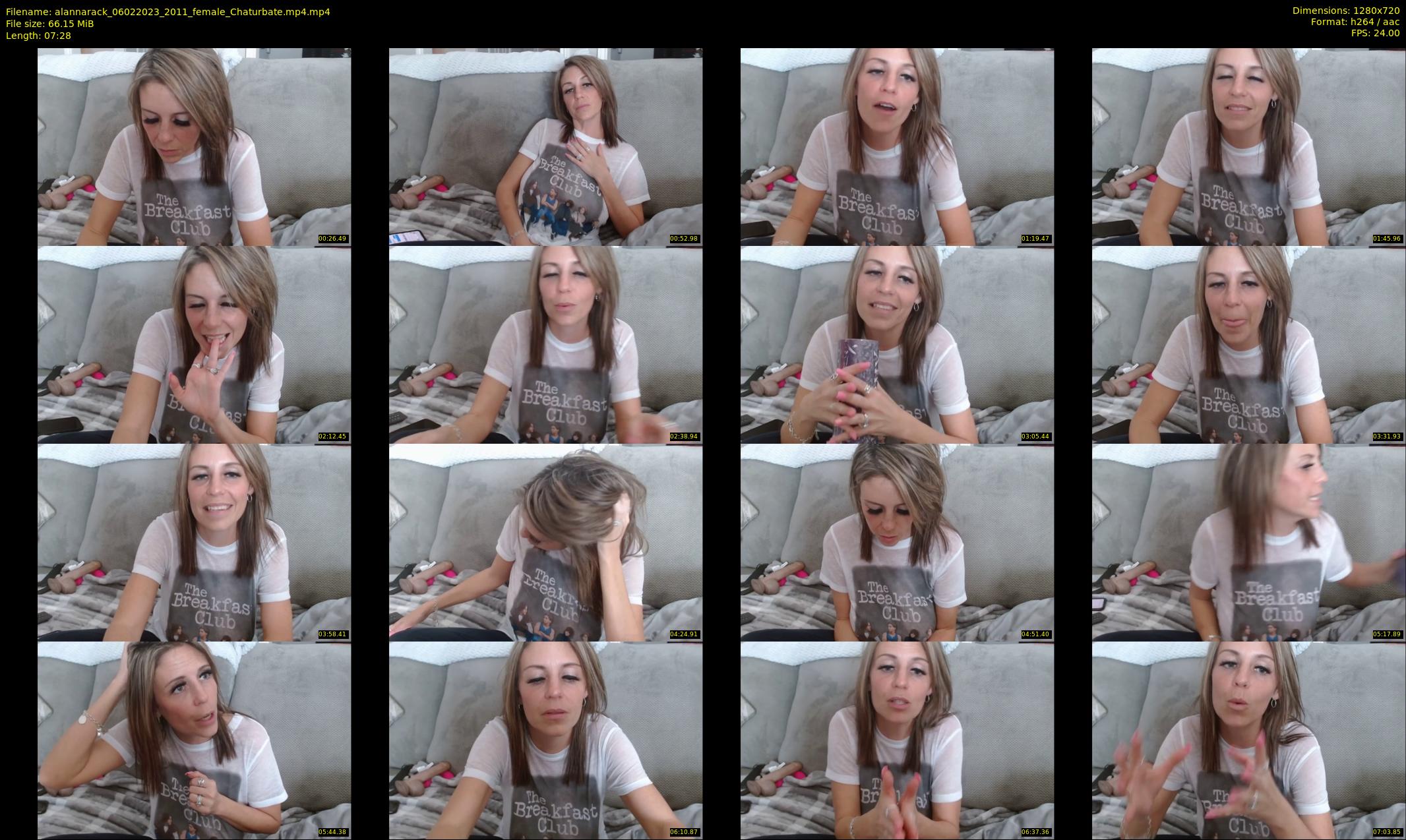 alannarack — 8 minute Chaturbate female cam show recording, 720p, Feb 6, 2023