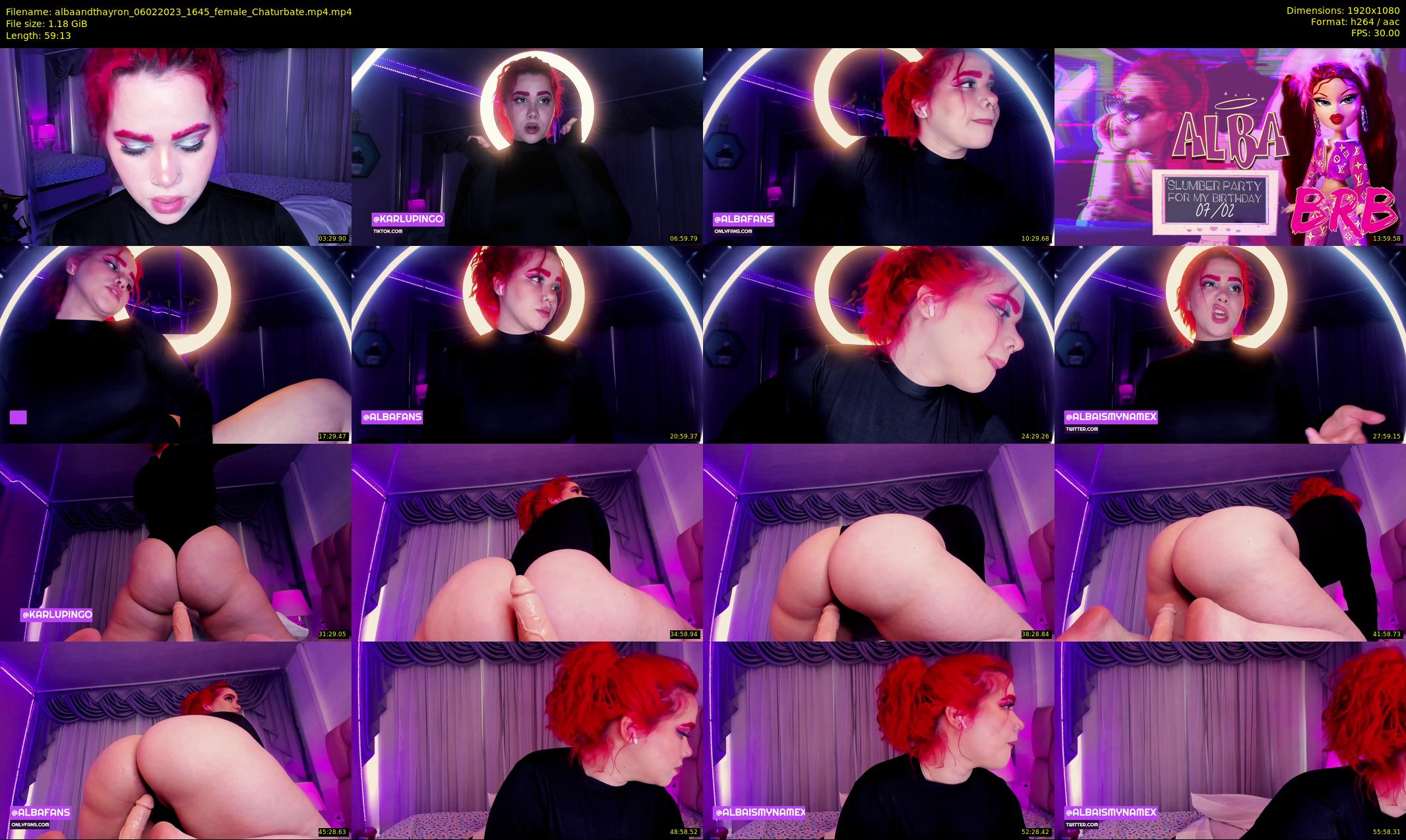 albaandthayron — 60 minute Chaturbate couple cam show recording, 1080p, Feb 6, 2023