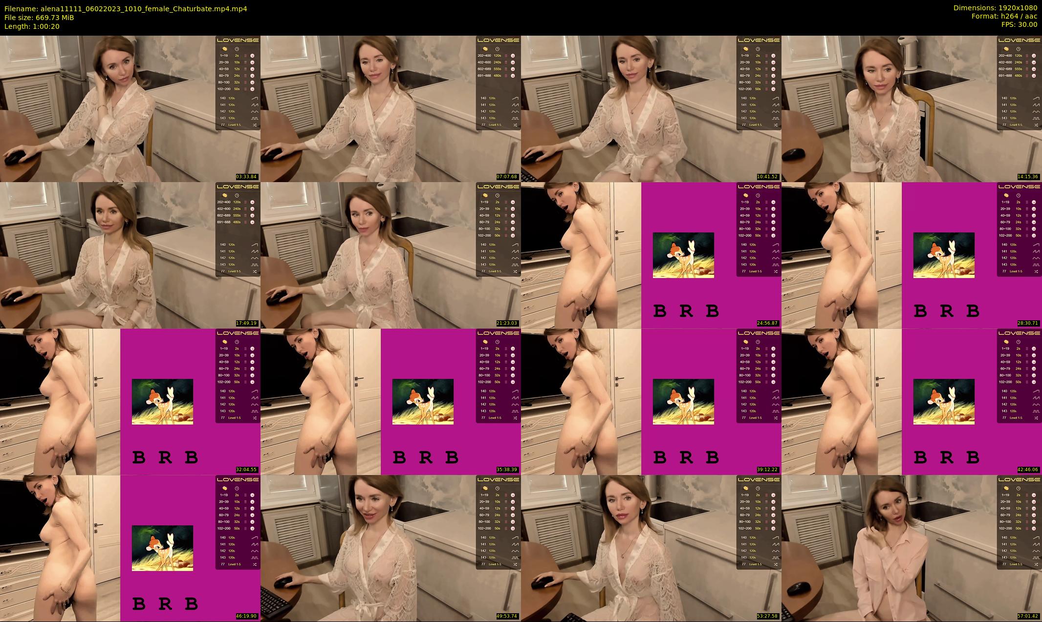 alena11111 — 61 minute Chaturbate female cam show recording, 1080p, Feb 6, 2023