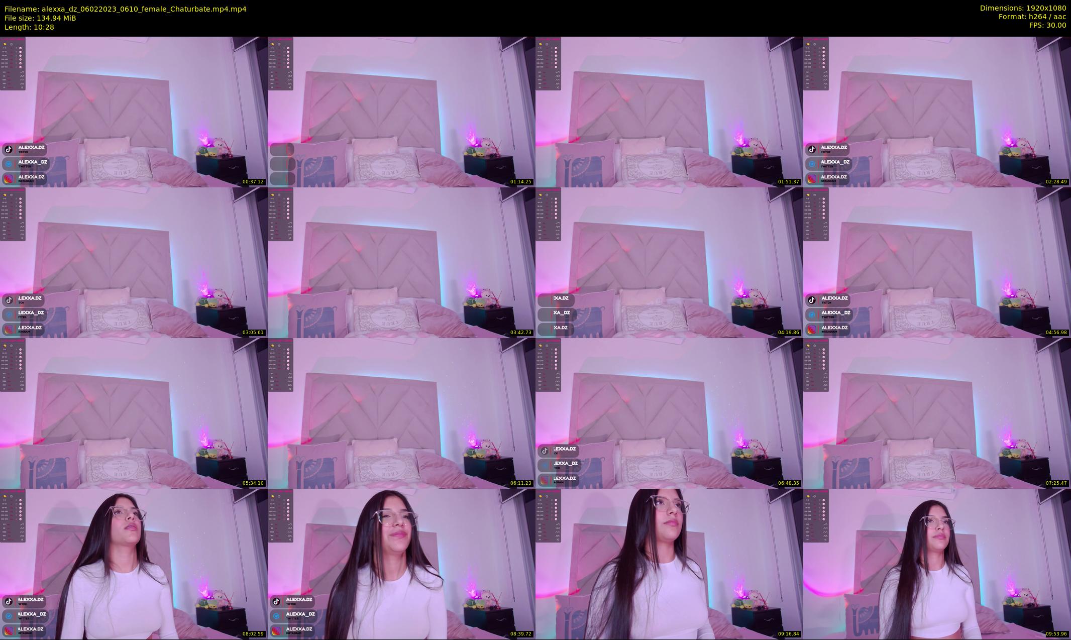 alexxa_dz — 11 minute Chaturbate female cam show recording, 1080p, Feb 6, 2023