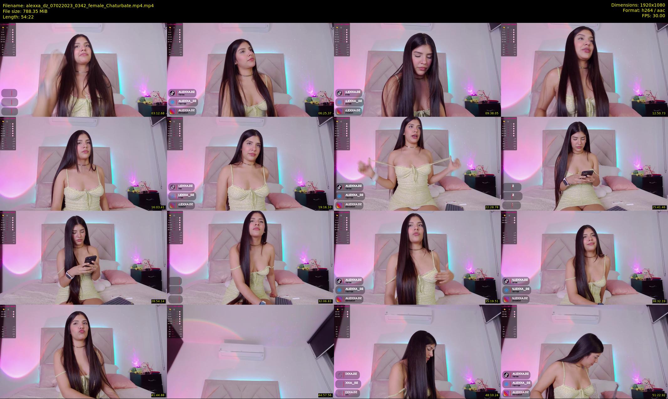 alexxa_dz — 55 minute Chaturbate female cam show recording, 1080p, Feb 7, 2023