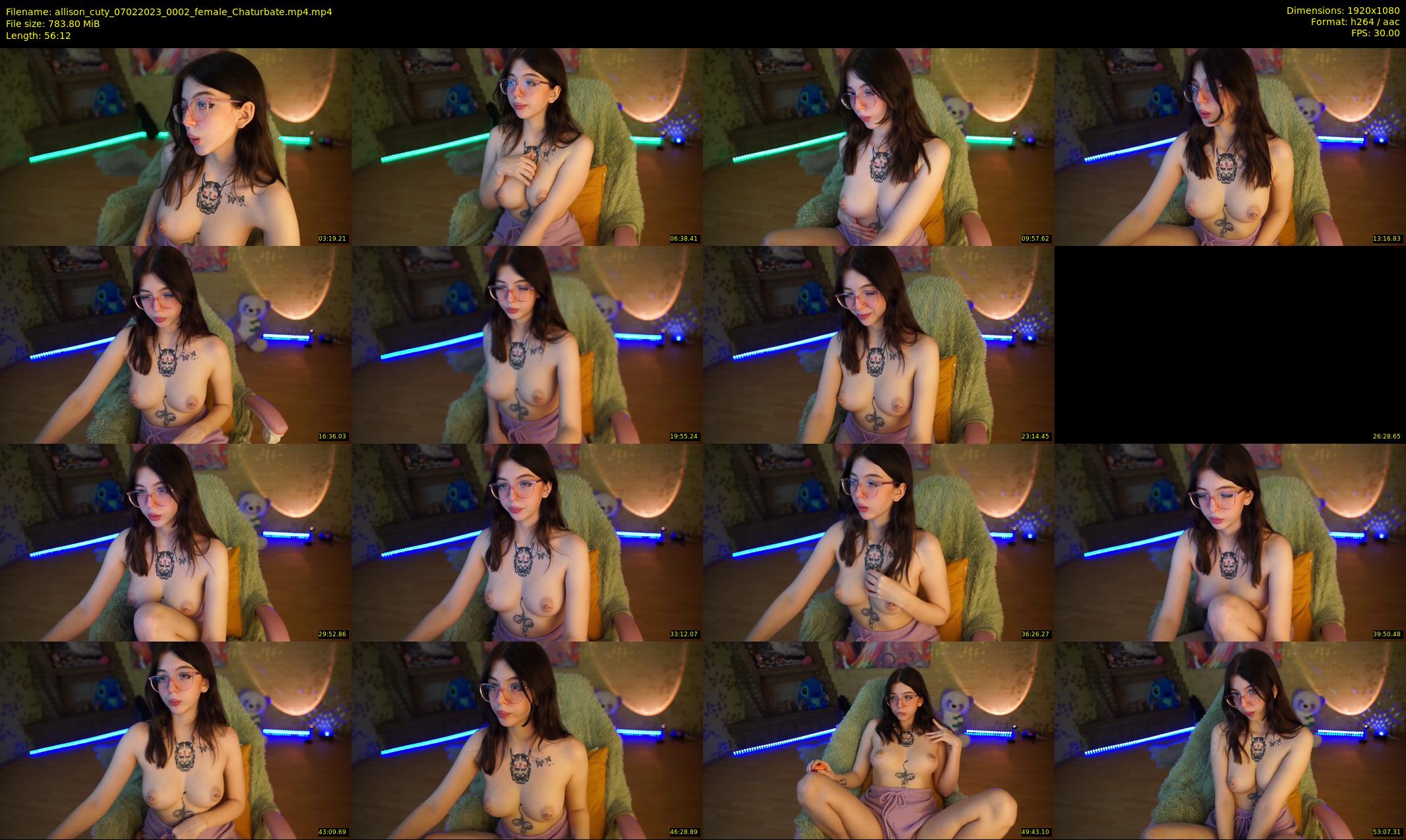allison_cuty — 57 minute Chaturbate female cam show recording, 1080p, Feb 7, 2023
