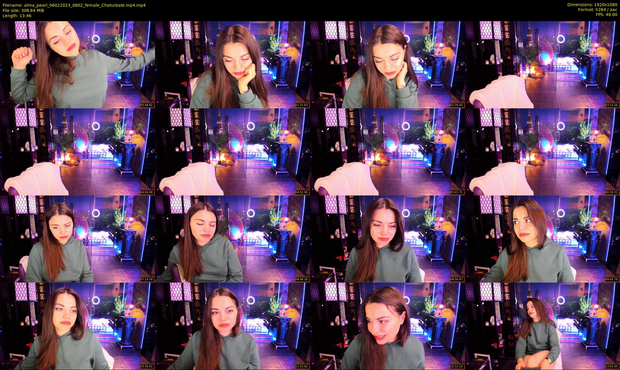 alma_pearl — 14 minute Chaturbate female cam show recording, 1080p, Feb 6, 2023