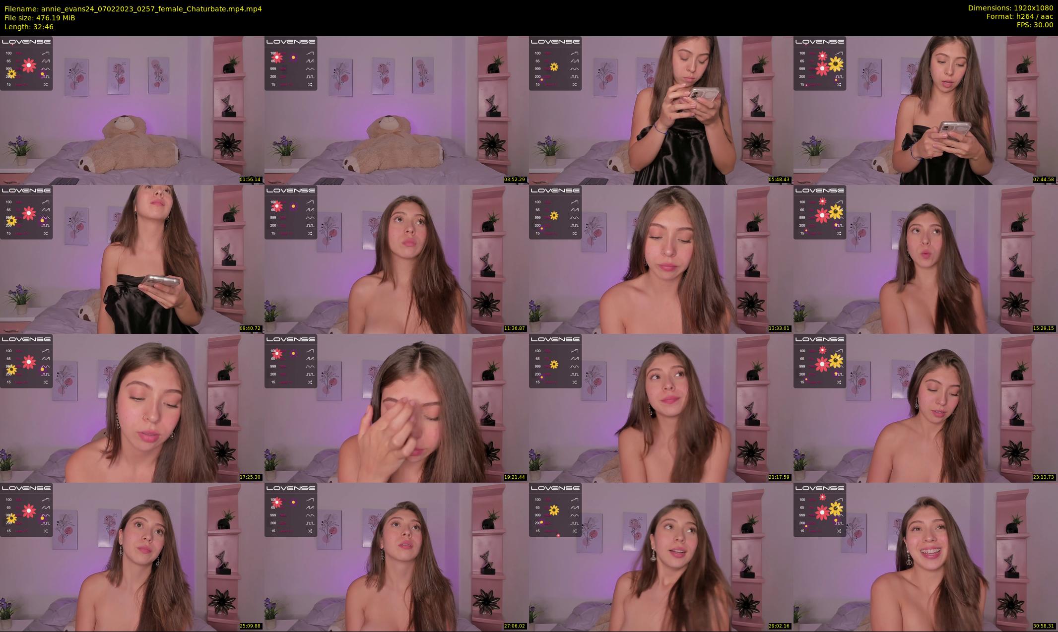 annie_evans24 — 33 minute Chaturbate female cam show recording, 1080p, Feb 7, 2023