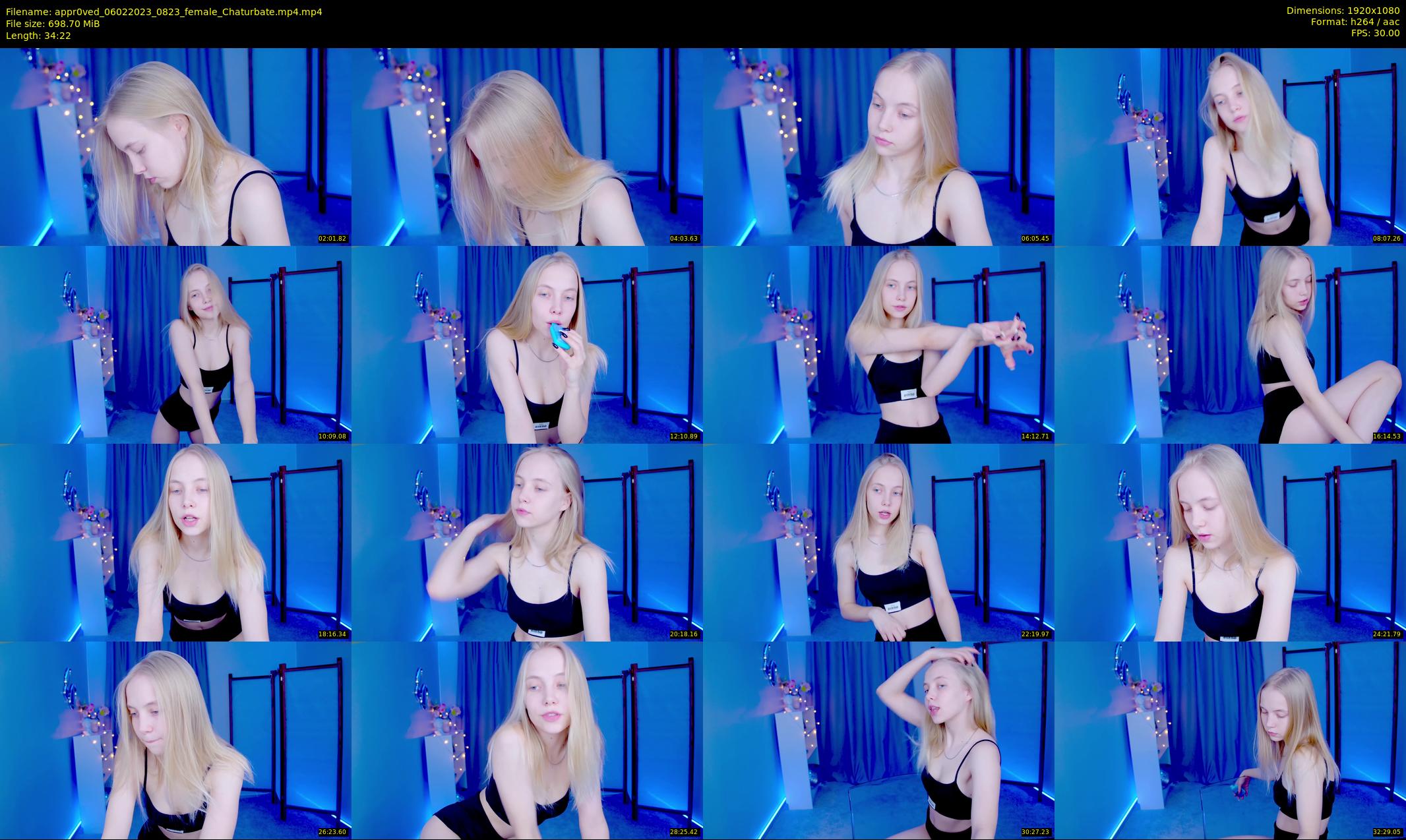 appr0ved — 35 minute Chaturbate female cam show recording, 1080p, Feb 6, 2023