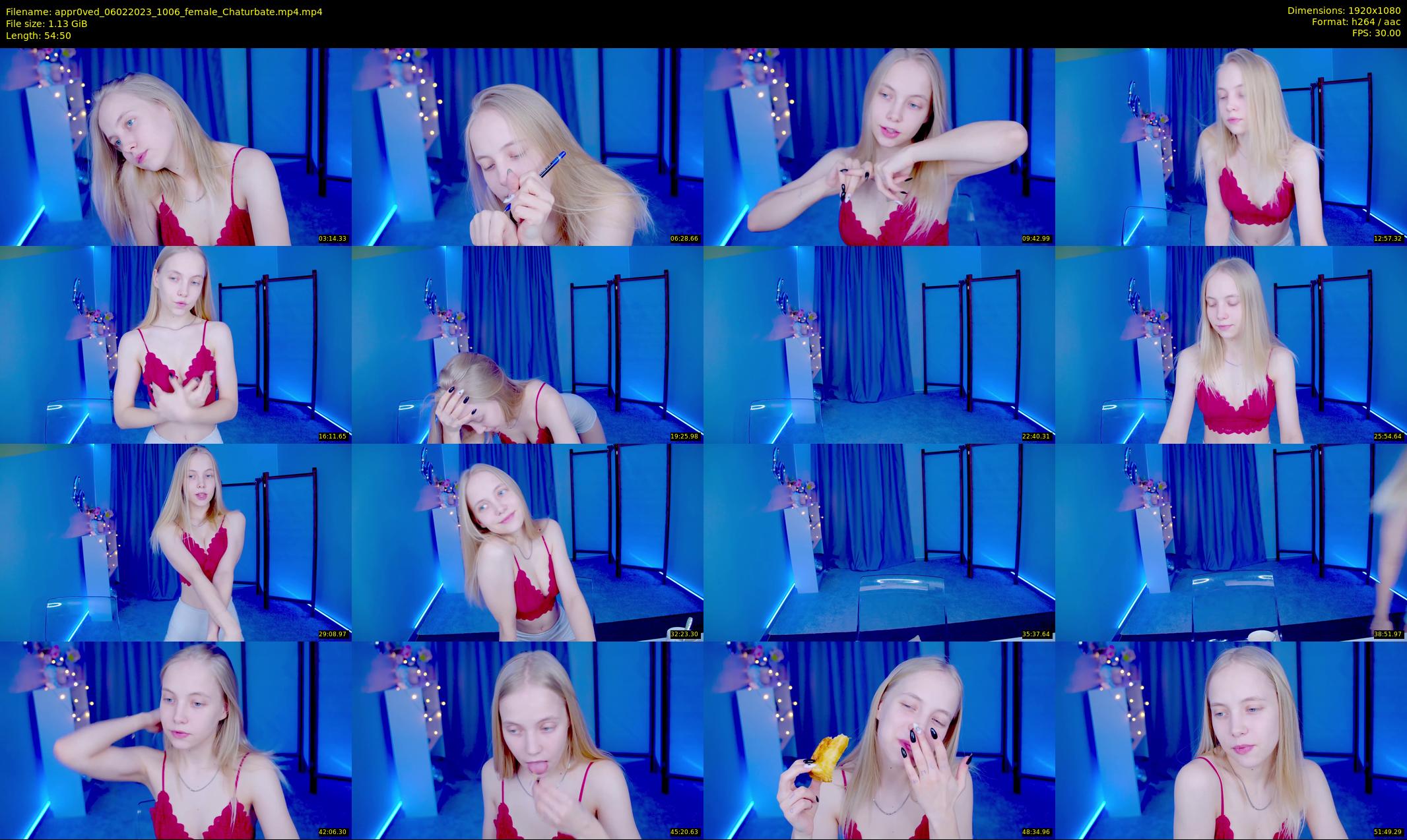 appr0ved — 55 minute Chaturbate female cam show recording, 1080p, Feb 6, 2023