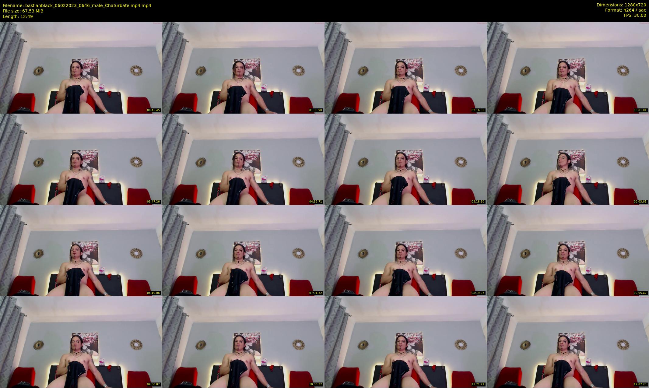bastianblack — 13 minute Chaturbate male cam show recording, 720p, Feb 6, 2023