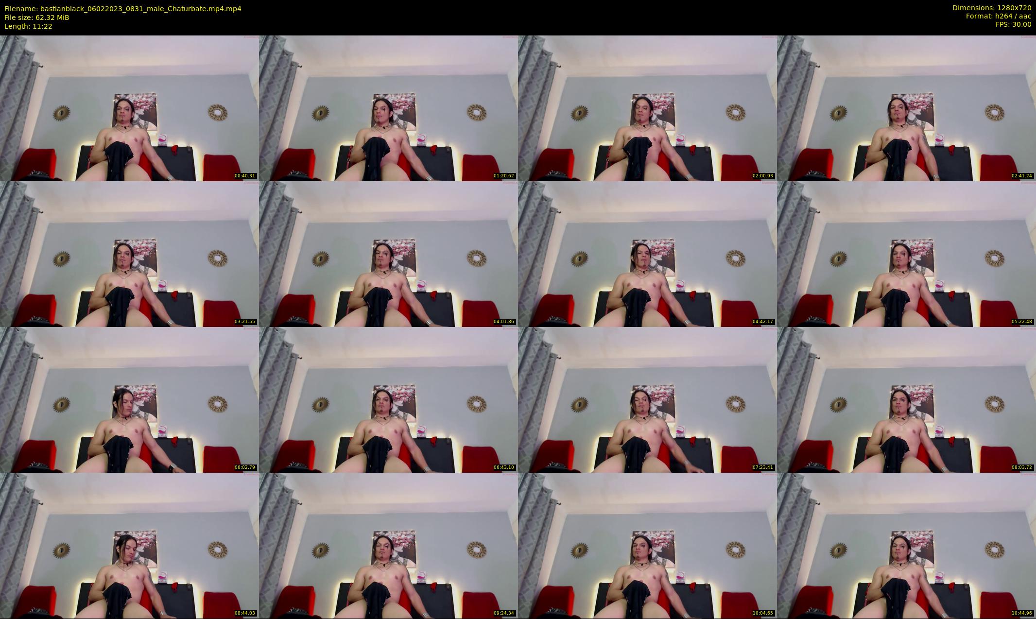 bastianblack — 12 minute Chaturbate male cam show recording, 720p, Feb 6, 2023
