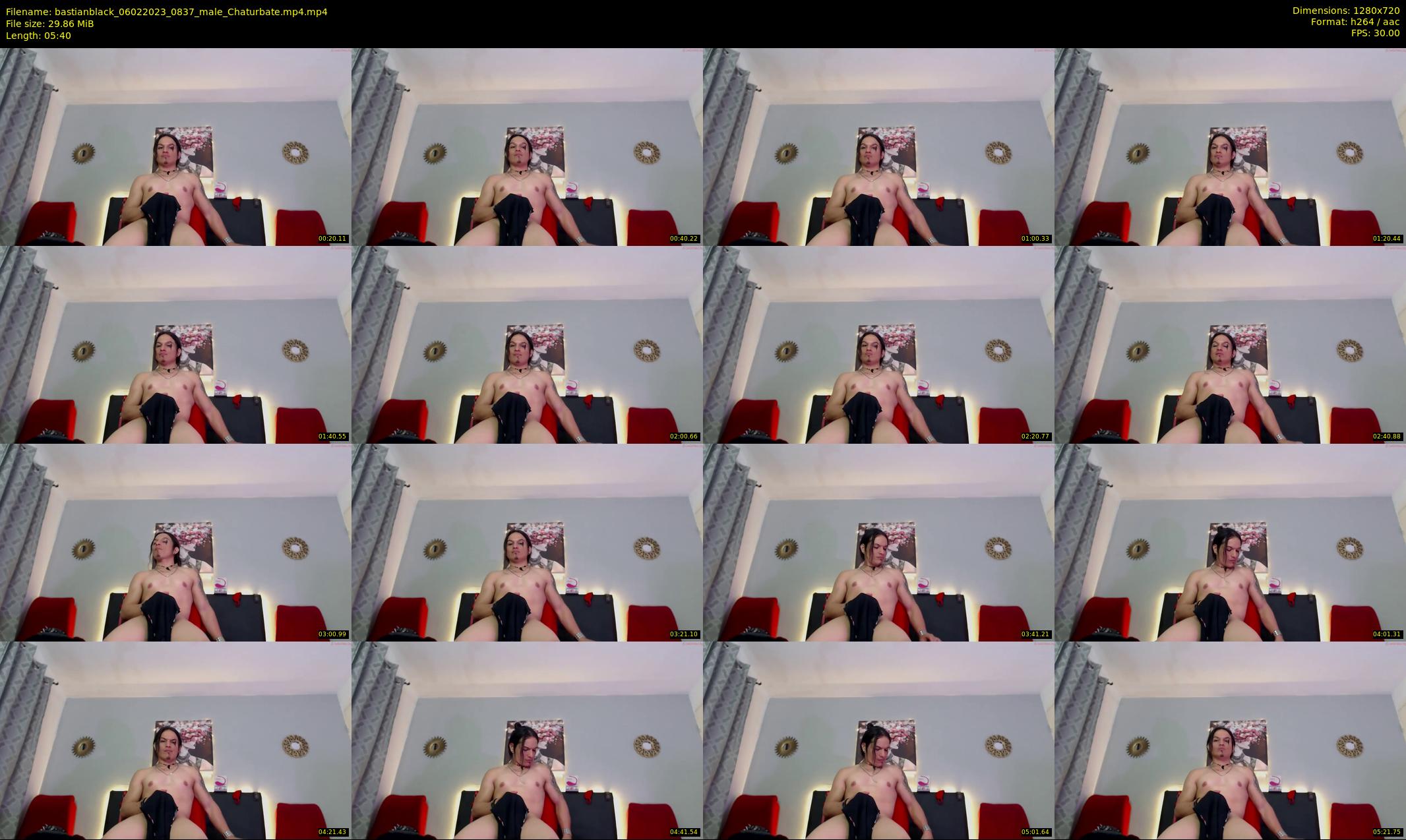 bastianblack — 6 minute Chaturbate male cam show recording, 720p, Feb 6, 2023
