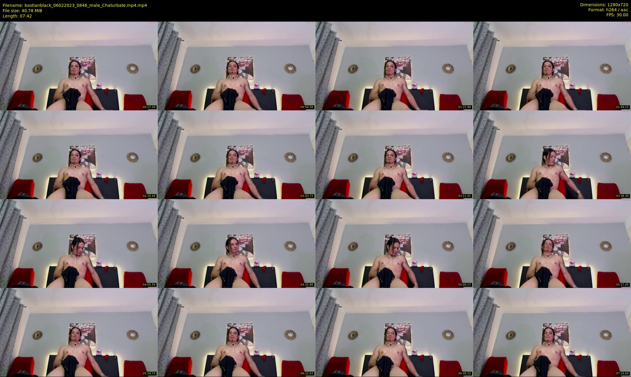 bastianblack — 8 minute Chaturbate male cam show recording, 720p, Feb 6, 2023