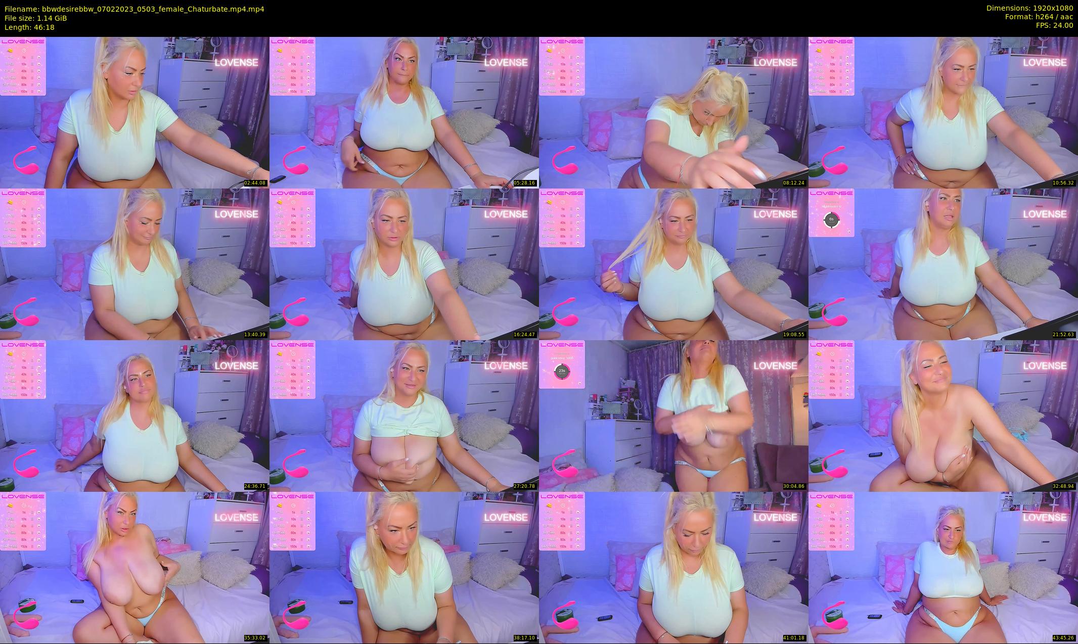 bbwdesirebbw — 47 minute Chaturbate female cam show recording, 1080p, Feb 7, 2023