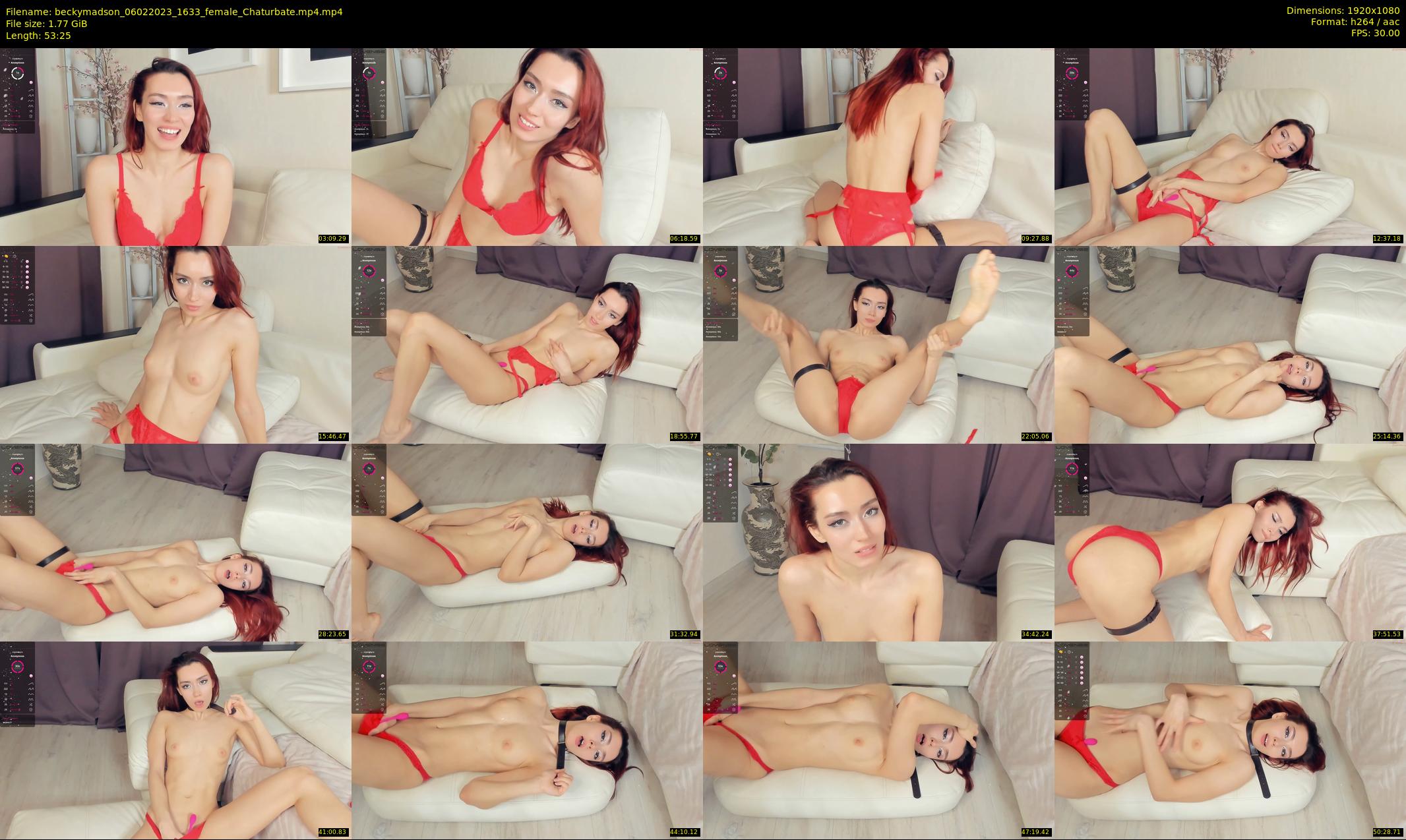 beckymadson — 54 minute Chaturbate female cam show recording, 1080p, Feb 6, 2023