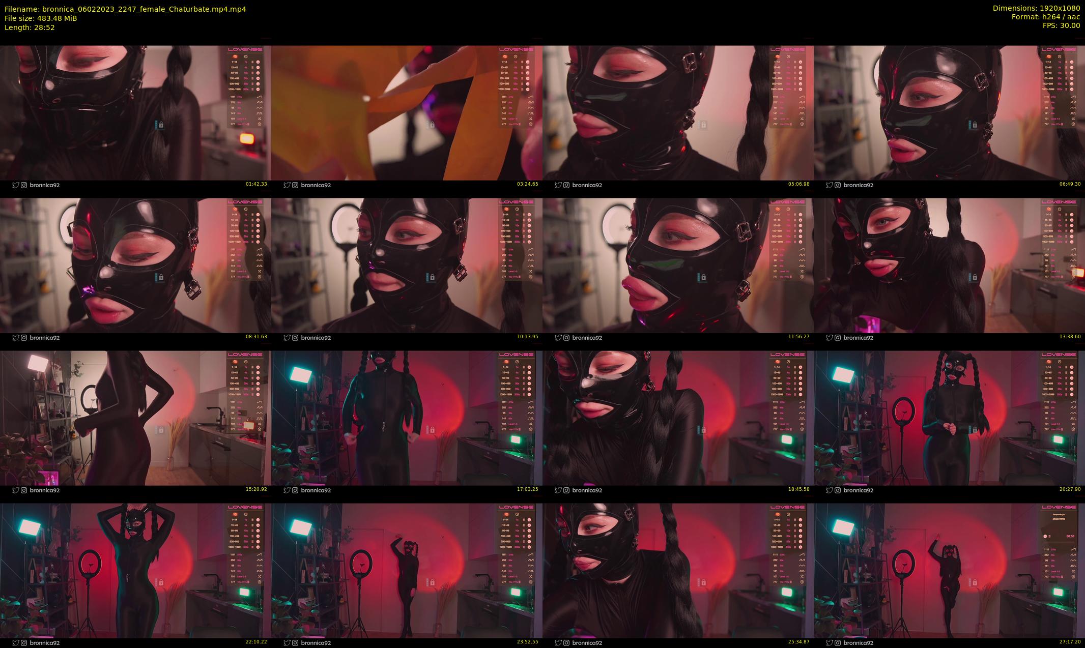 bronnica — 29 minute Chaturbate female cam show recording, 1080p, Feb 6, 2023