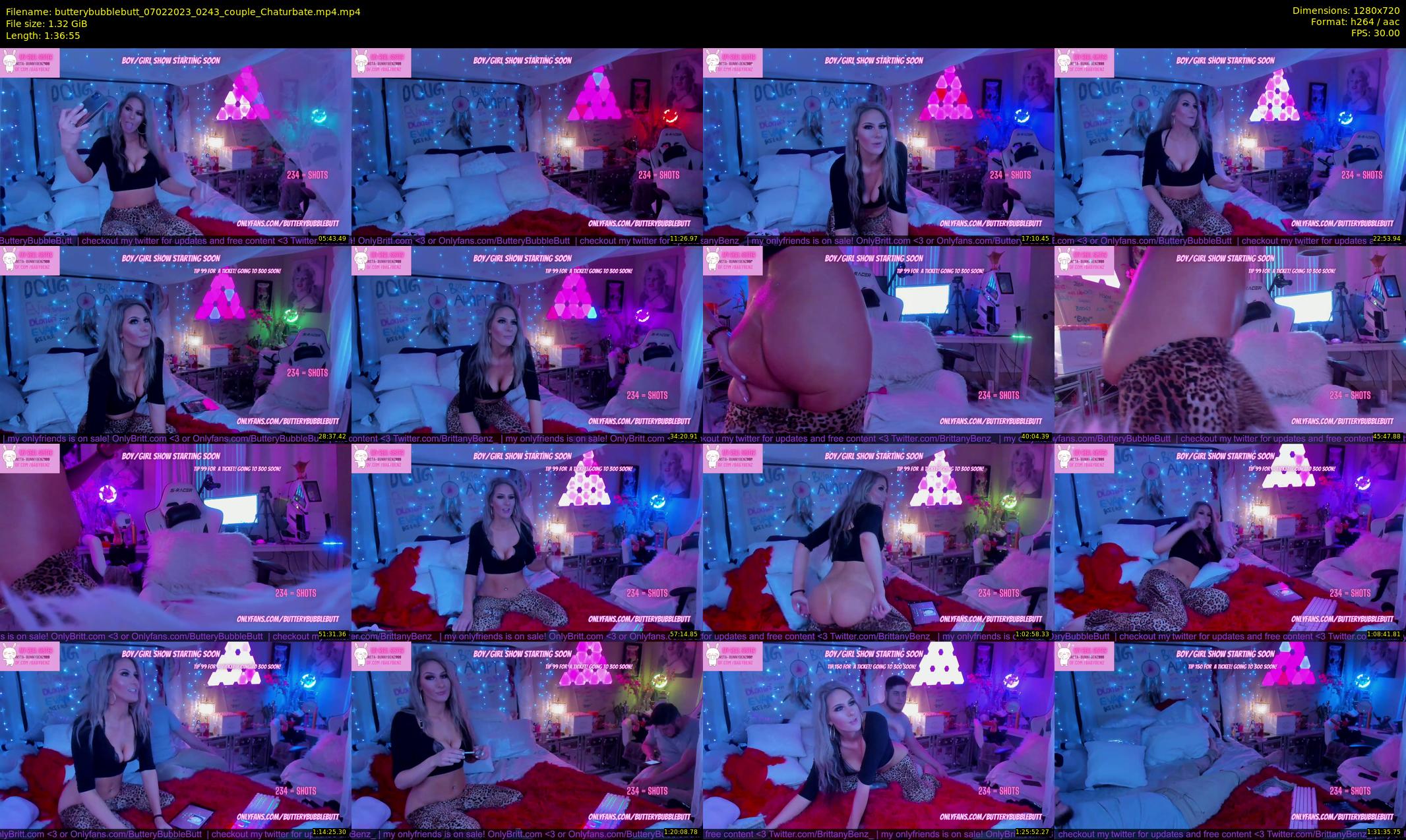 butterybubblebutt — 97 minute Chaturbate couple cam show recording, 720p, Feb 7, 2023