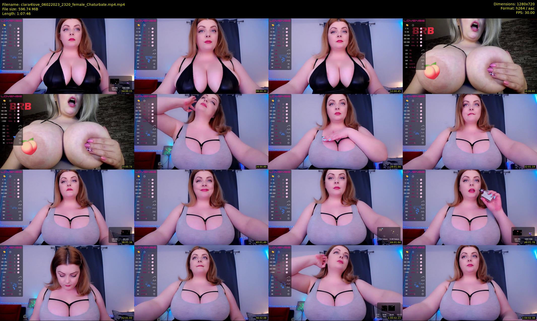 clara4love — 68 minute Chaturbate female cam show recording, 720p, Feb 6, 2023