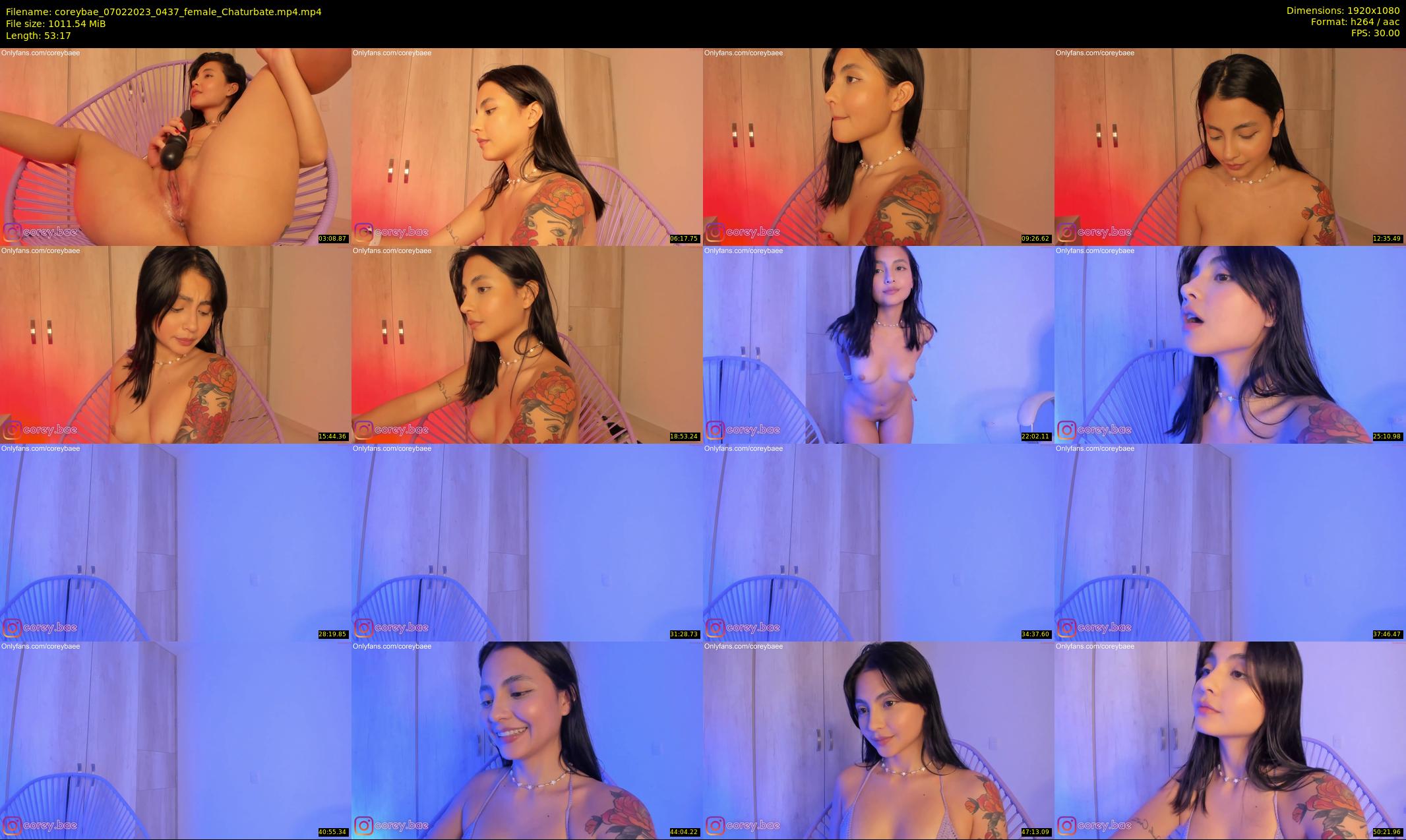 coreybae — 54 minute Chaturbate female cam show recording, 1080p, Feb 7, 2023