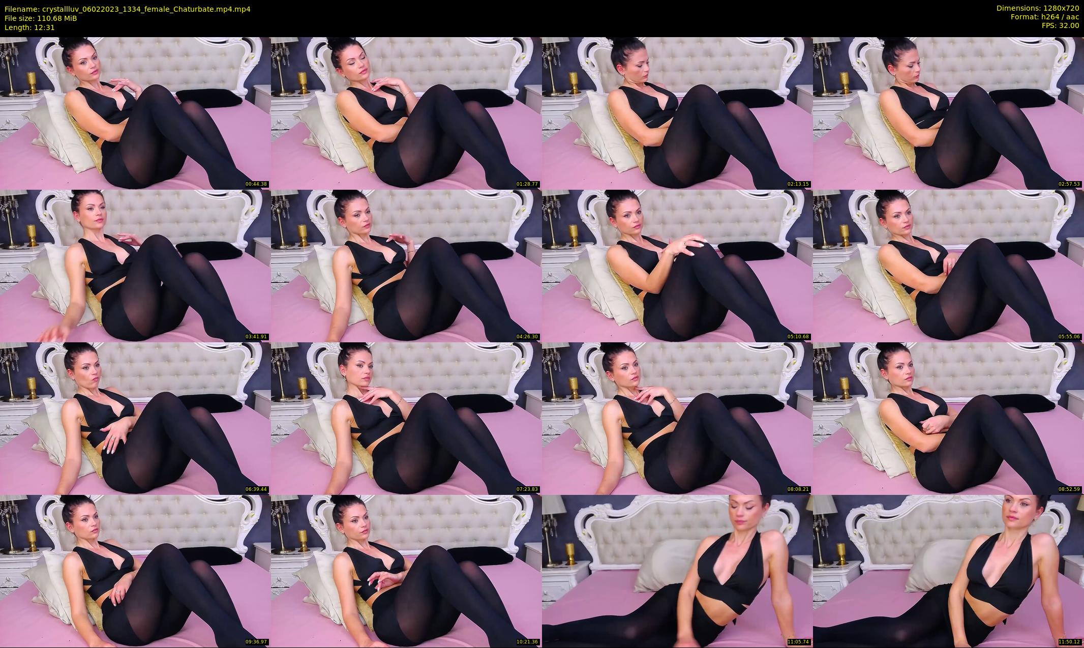 crystallluv — 13 minute Chaturbate female cam show recording, 720p, Feb 6, 2023