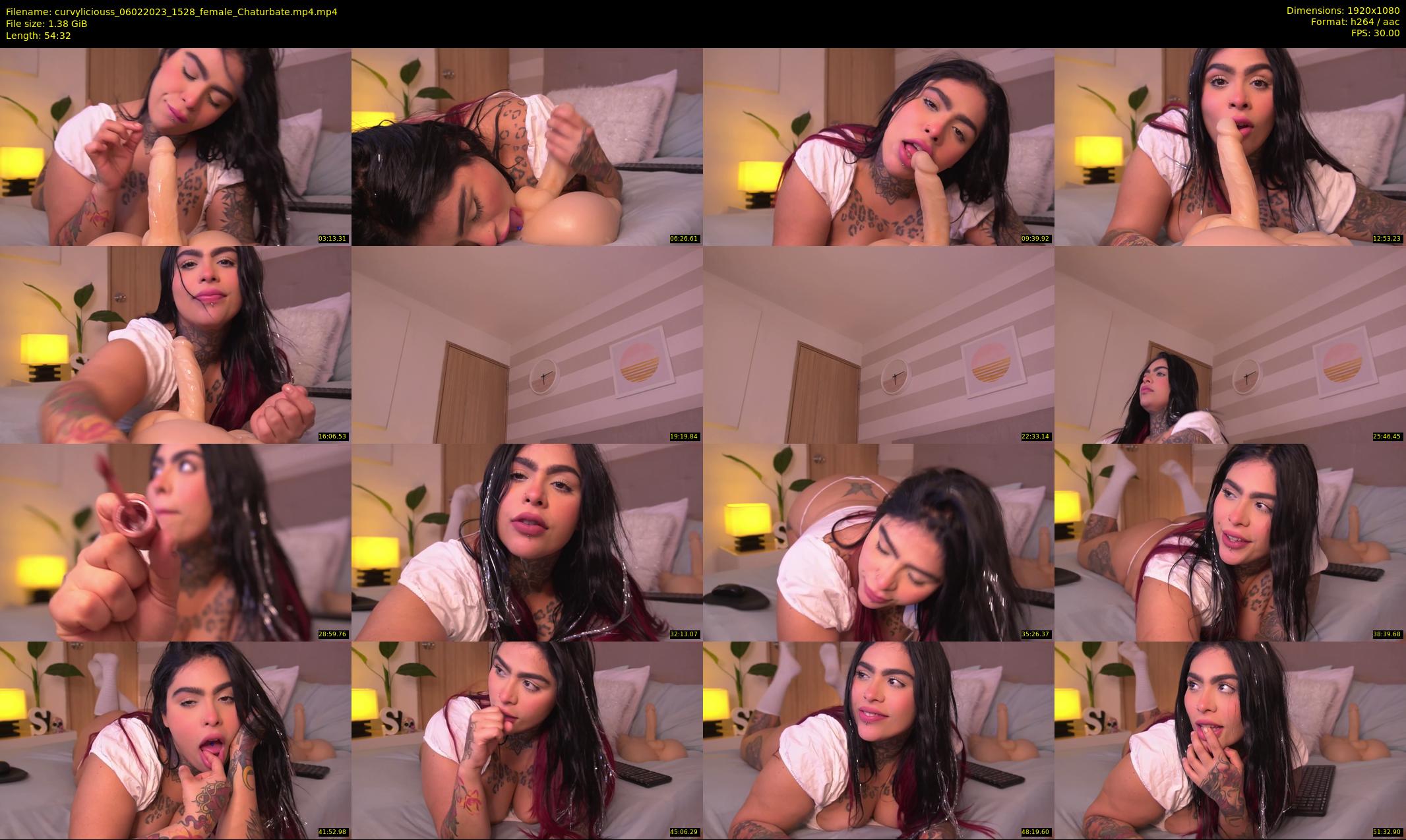 curvyliciouss — 55 minute Chaturbate female cam show recording, 1080p, Feb 6, 2023