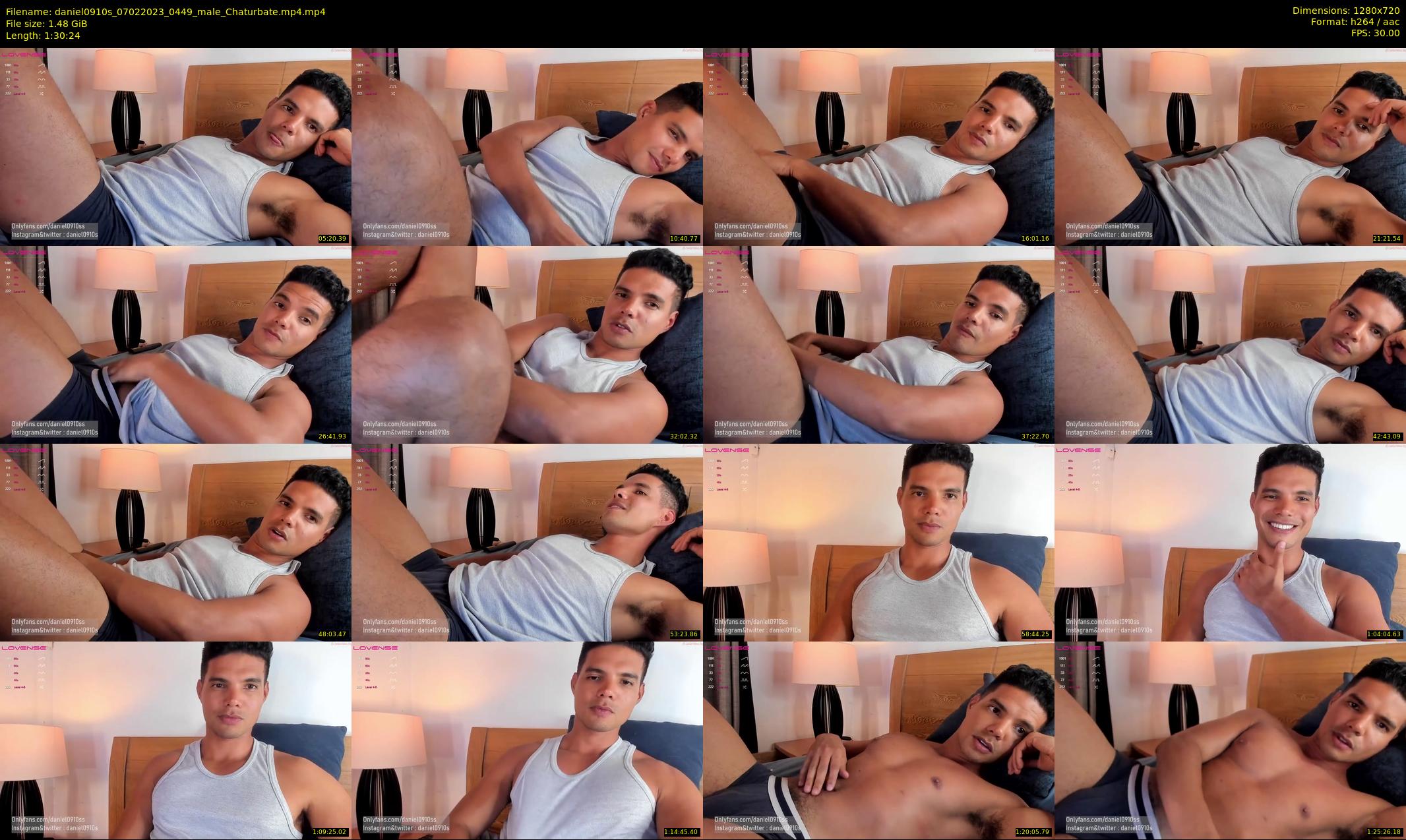 daniel0910s — 91 minute Chaturbate male cam show recording, 720p, Feb 7, 2023