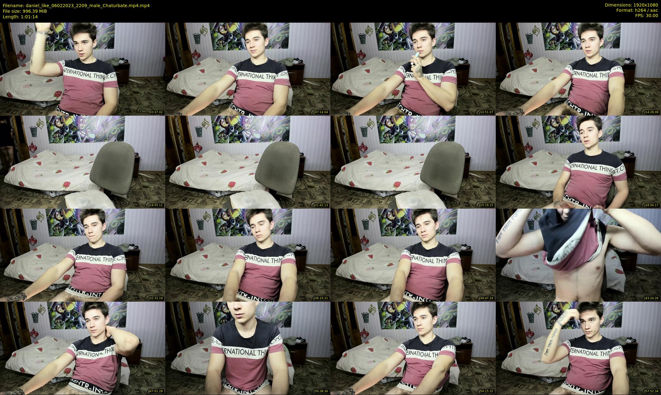 daniel_like — 62 minute Chaturbate male cam show recording, 1080p, Feb 6, 2023