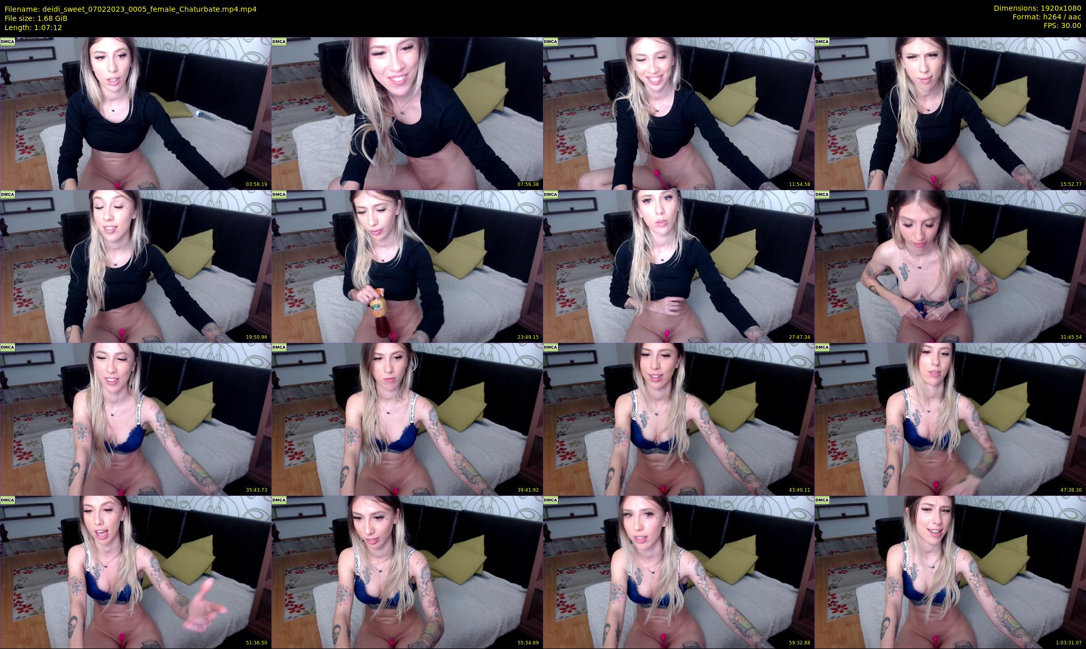 deidi_sweet — 68 minute Chaturbate female cam show recording, 1080p, Feb 7, 2023