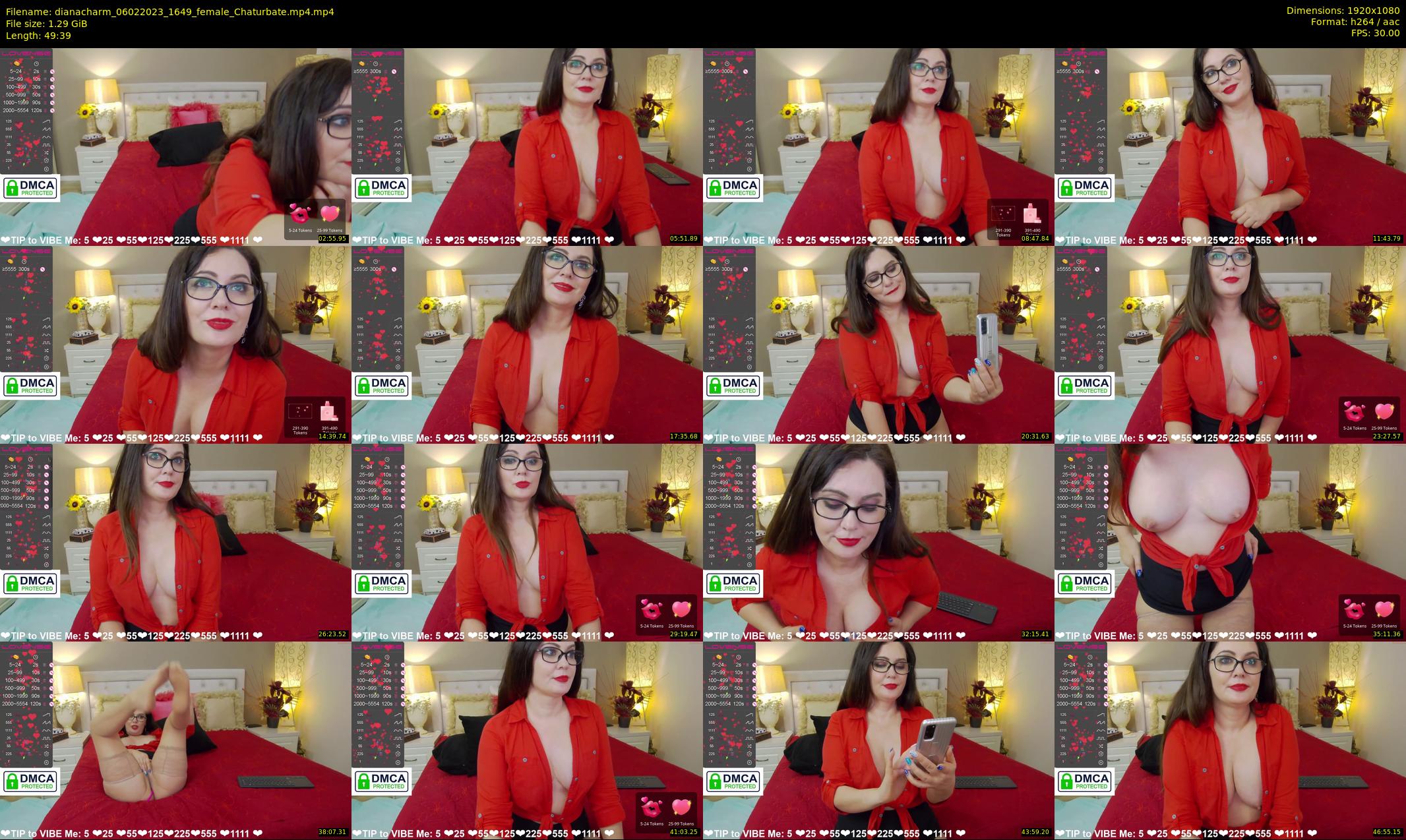 dianacharm — 50 minute Chaturbate female cam show recording, 1080p, Feb 6, 2023