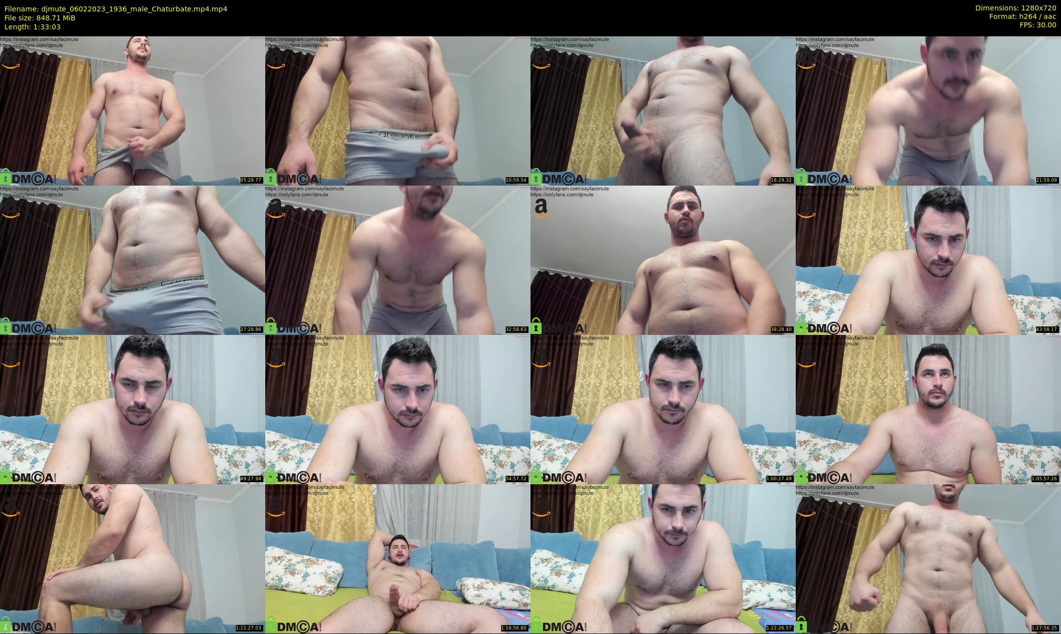 djmute — 94 minute Chaturbate male cam show recording, 720p, Feb 6, 2023