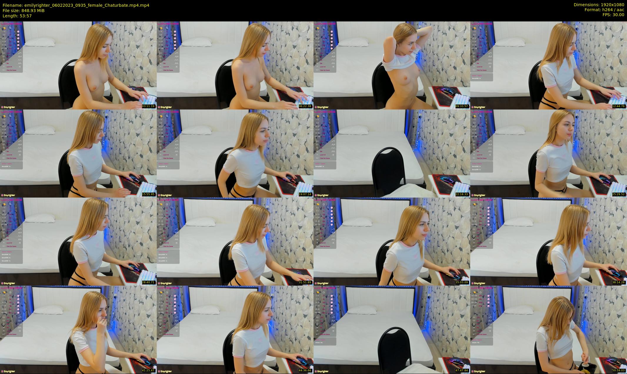 emilyrighter — 54 minute Chaturbate female cam show recording, 1080p, Feb 6, 2023